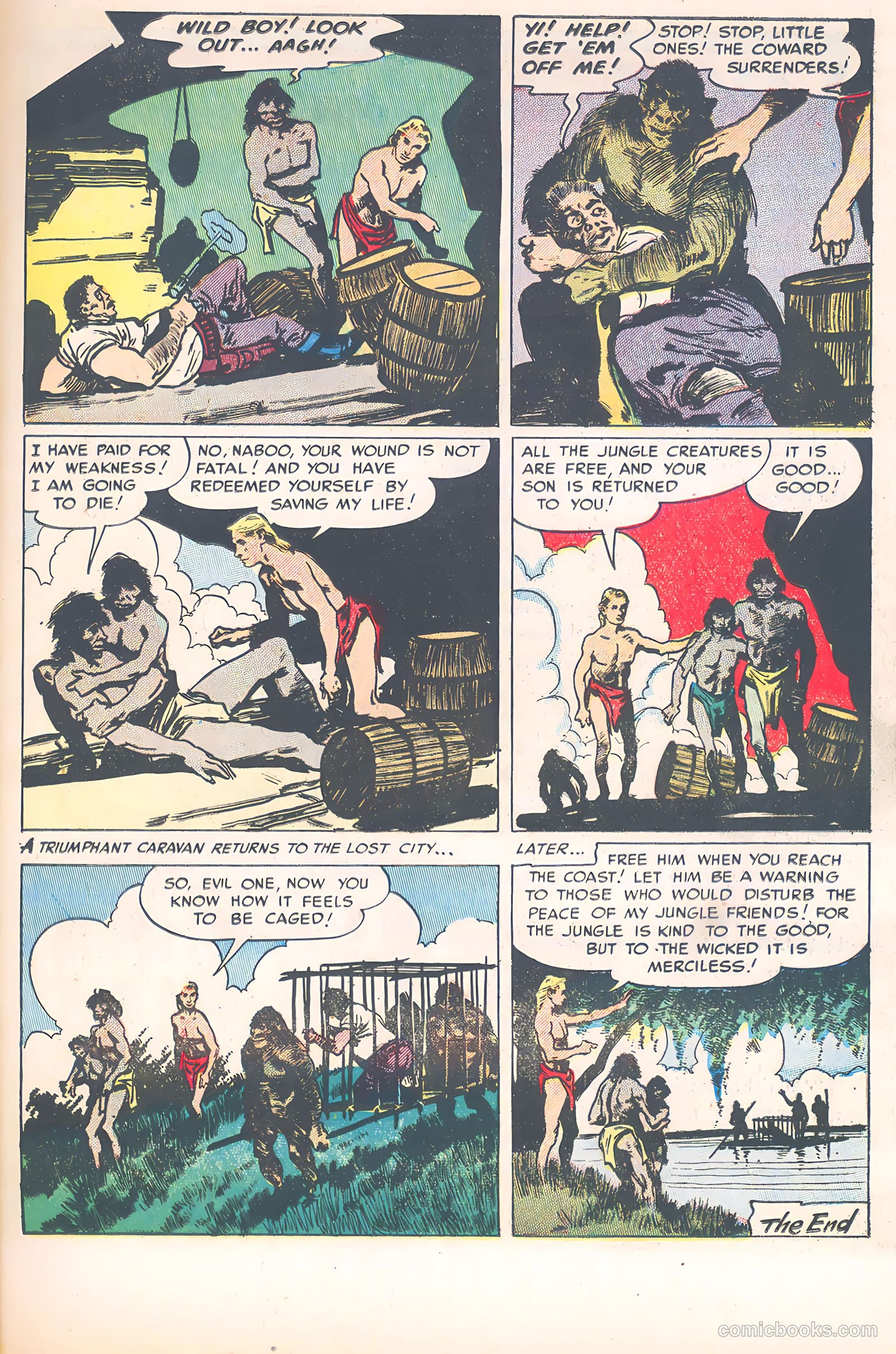 Wild Boy of the Congo #11 (1954) — page 20 of 37