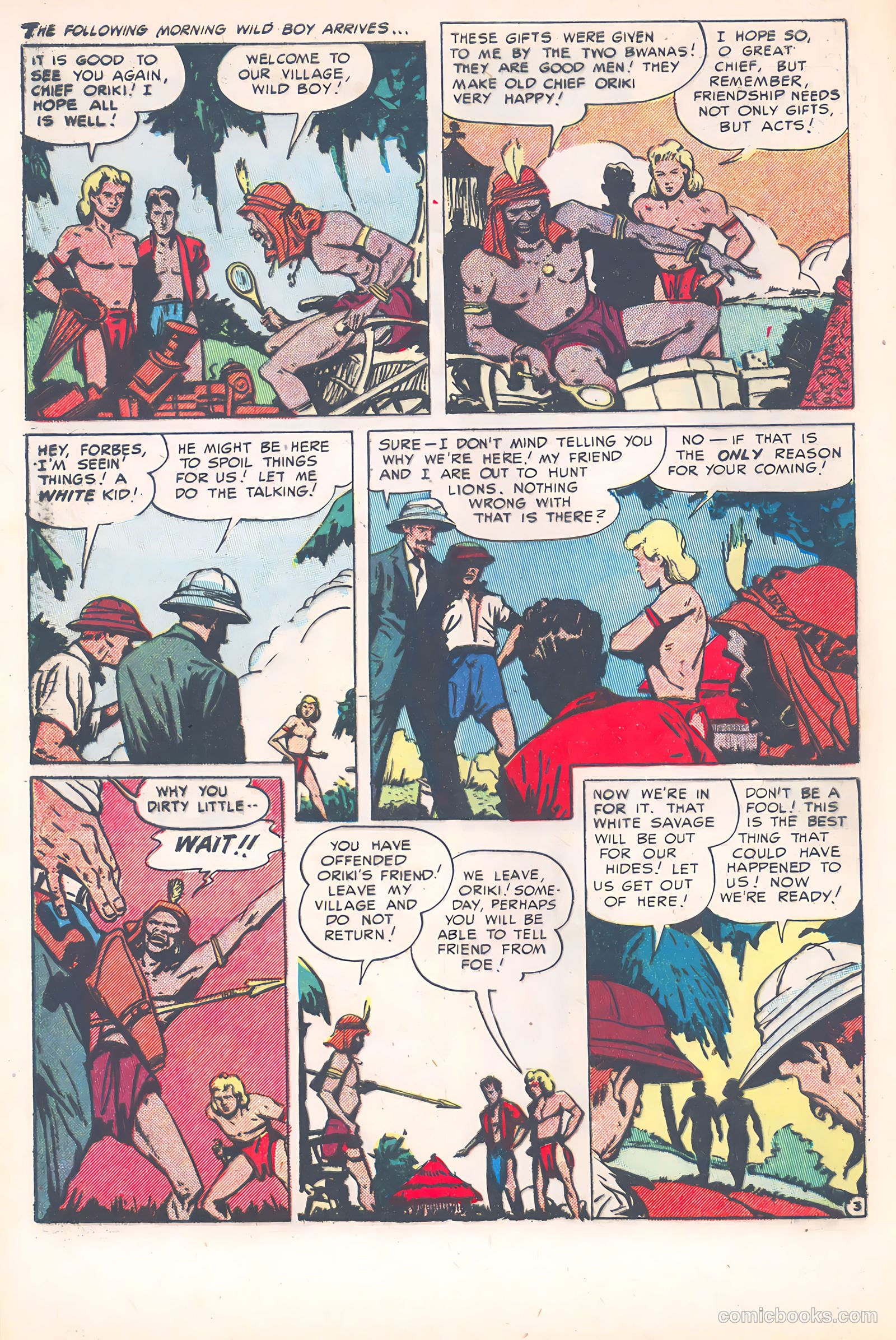 Wild Boy of the Congo #11 (1954) — page 29 of 37