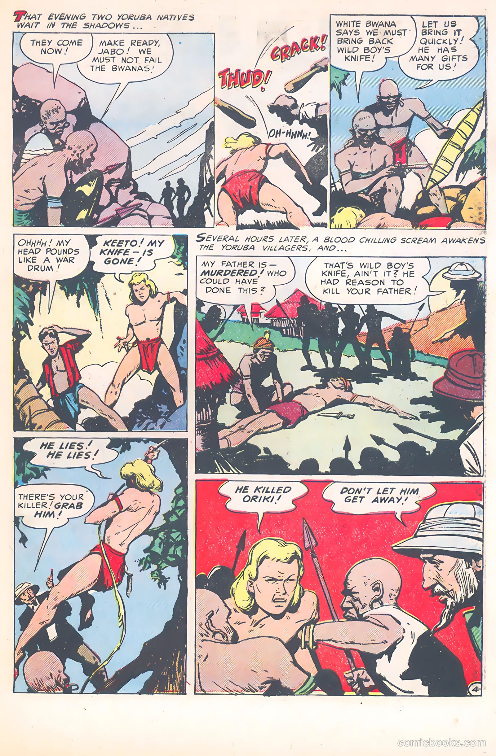Wild Boy of the Congo #11 (1954) — page 30 of 37