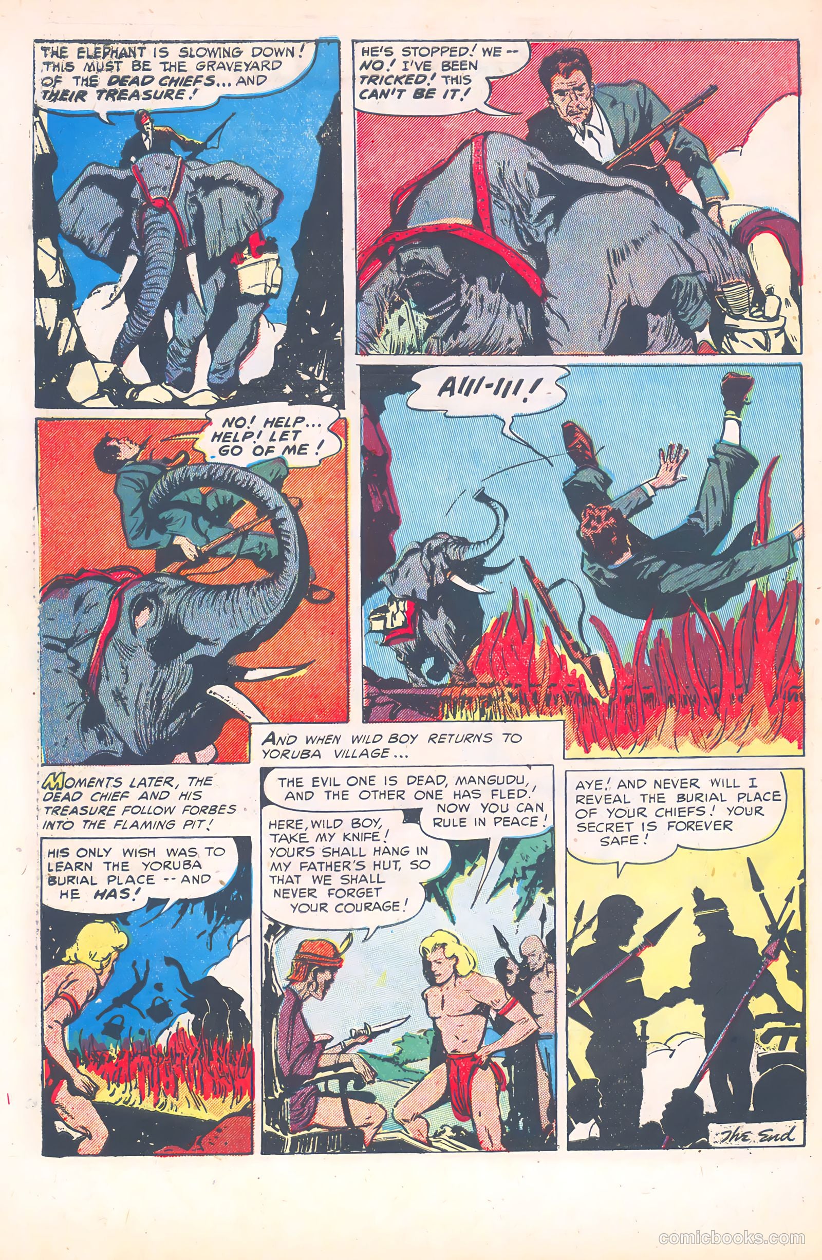 Wild Boy of the Congo #11 (1954) — page 33 of 37