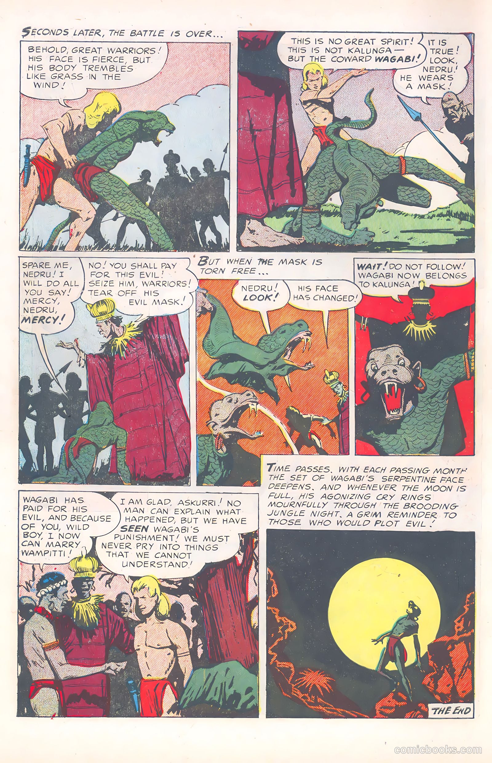 Wild Boy of the Congo #12 (1954) — page 8 of 36