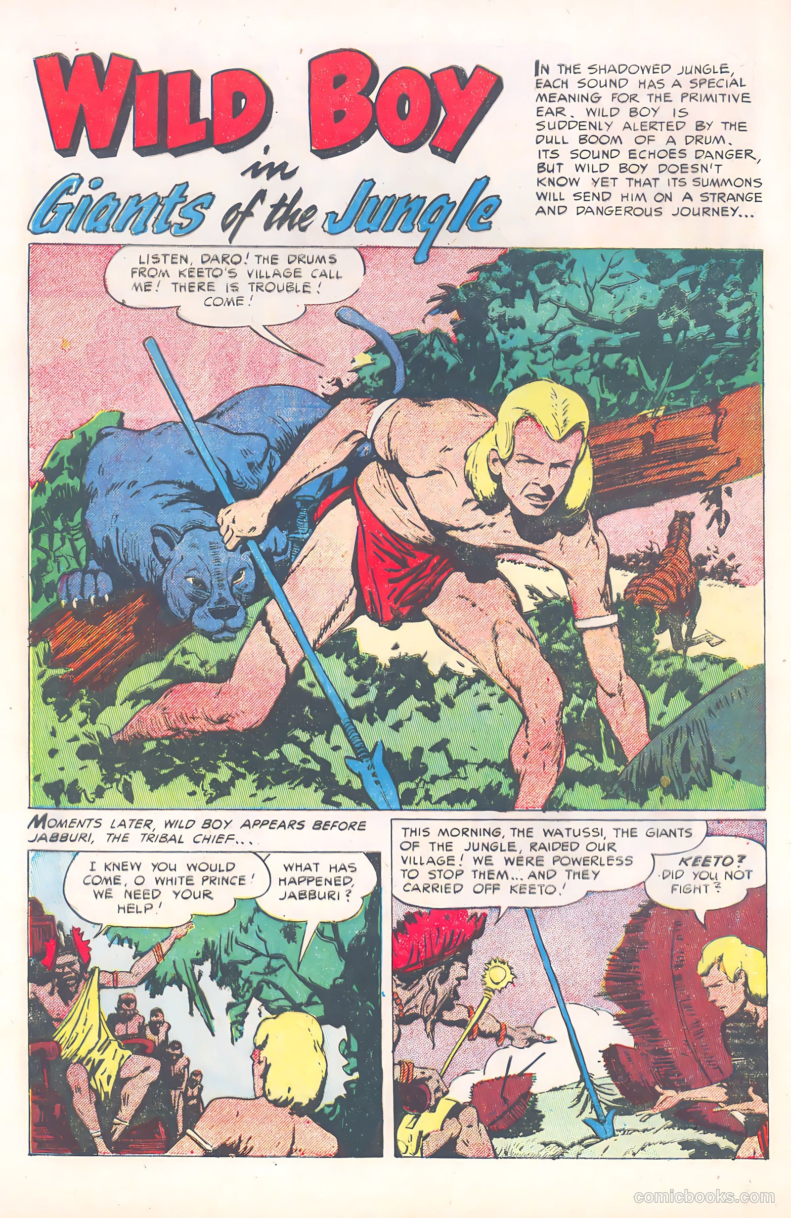Wild Boy of the Congo #12 (1954) — page 28 of 36