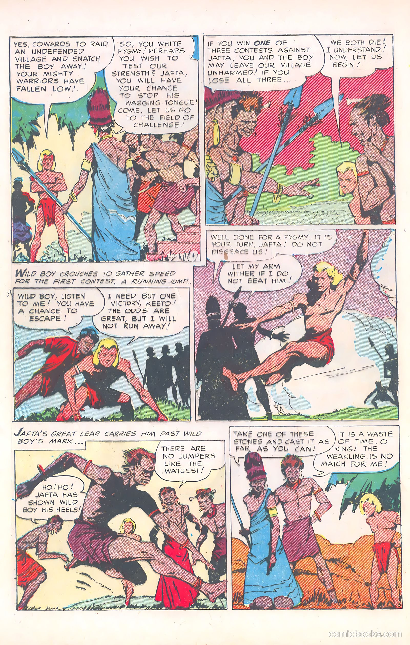 Wild Boy of the Congo #12 (1954) — page 30 of 36