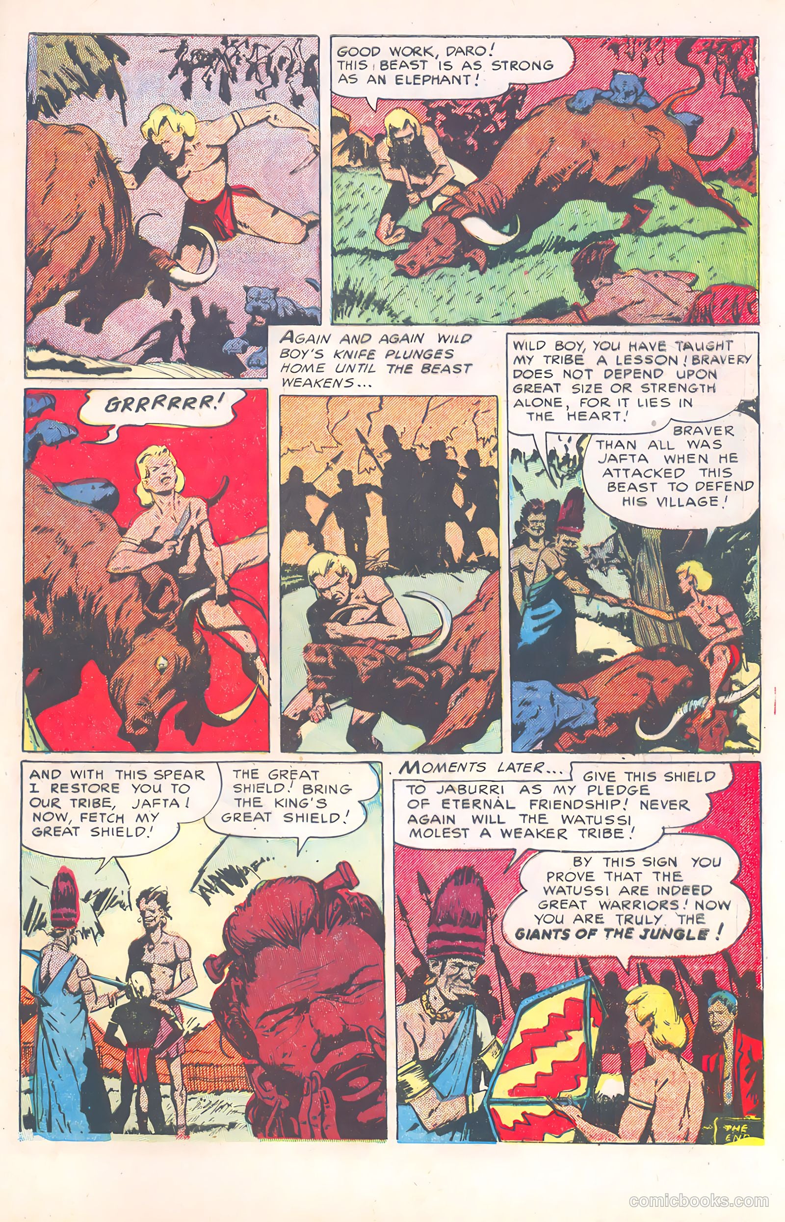 Wild Boy of the Congo #12 (1954) — page 33 of 36