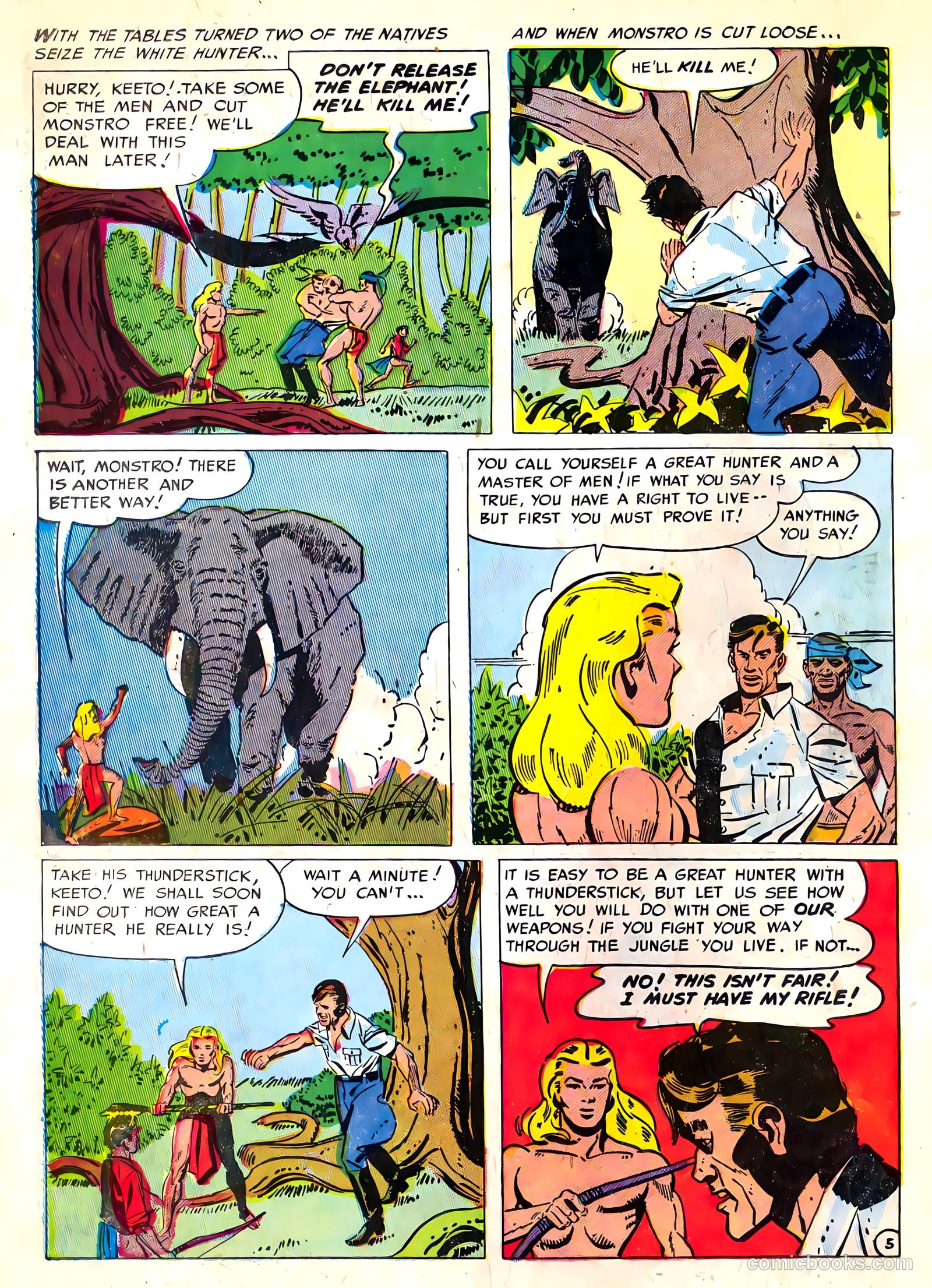 Wild Boy of the Congo #13 (1955) — page 23 of 37