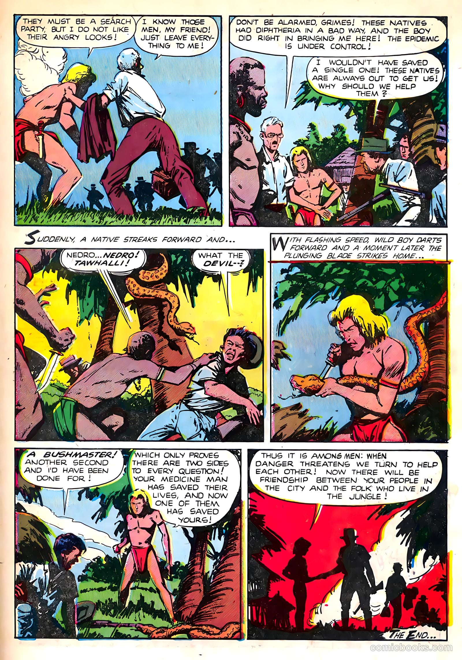 Wild Boy of the Congo #13 (1955) — page 34 of 37