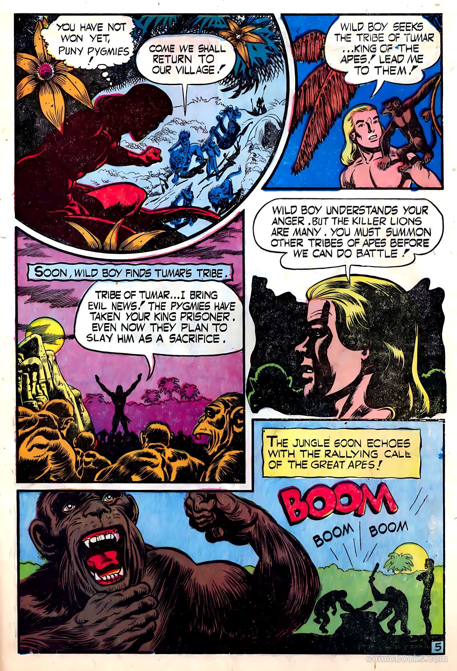 Wild Boy of the Congo #14 (1955) — page 7 of 36