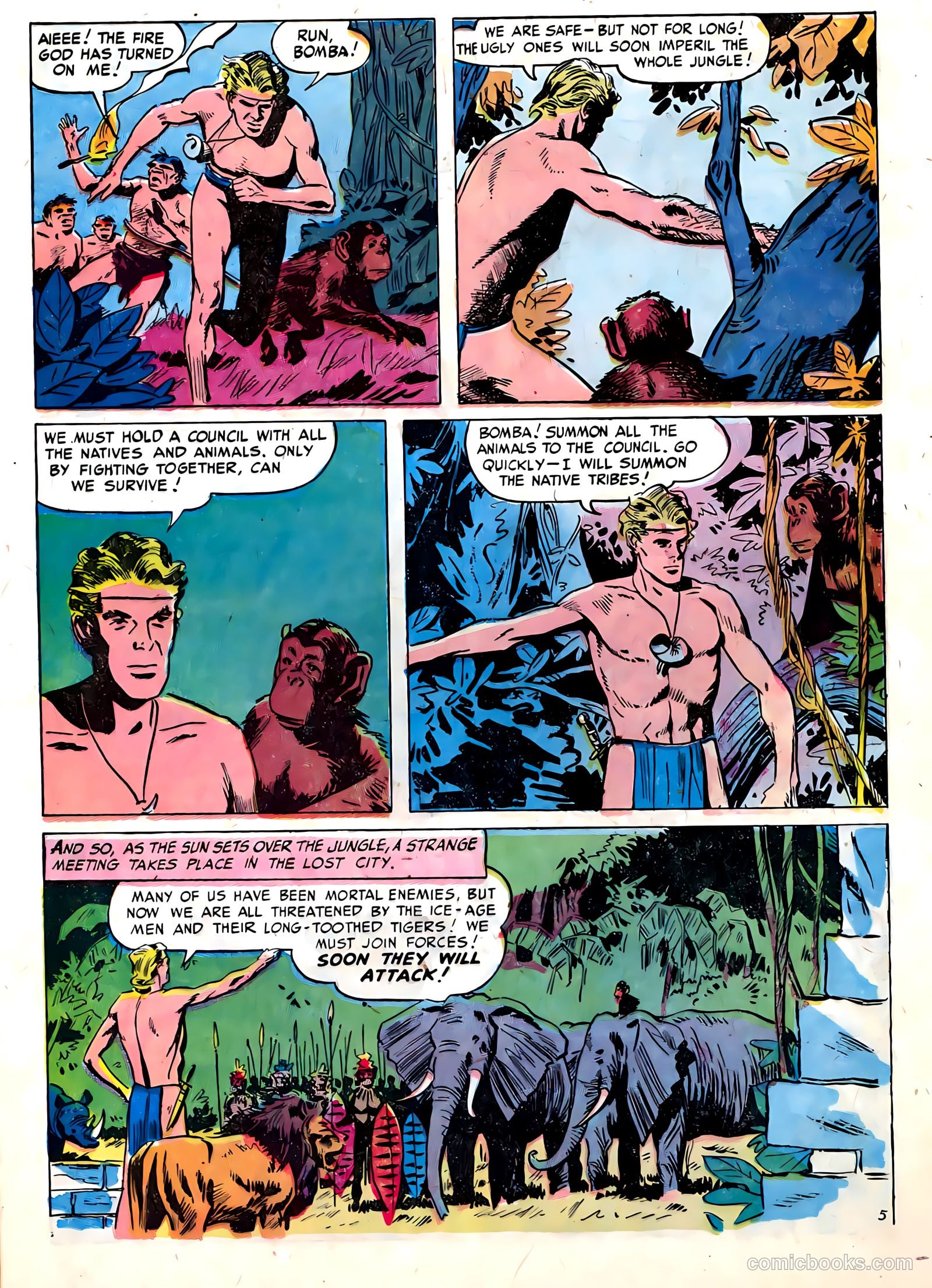 Wild Boy of the Congo #14 (1955) — page 15 of 36