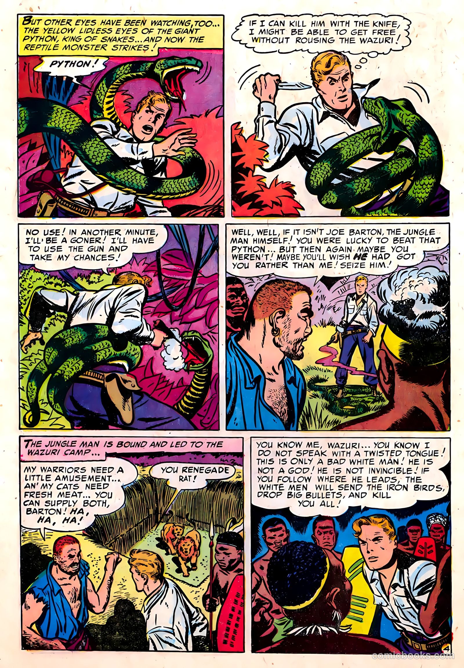Wild Boy of the Congo #14 (1955) — page 24 of 36