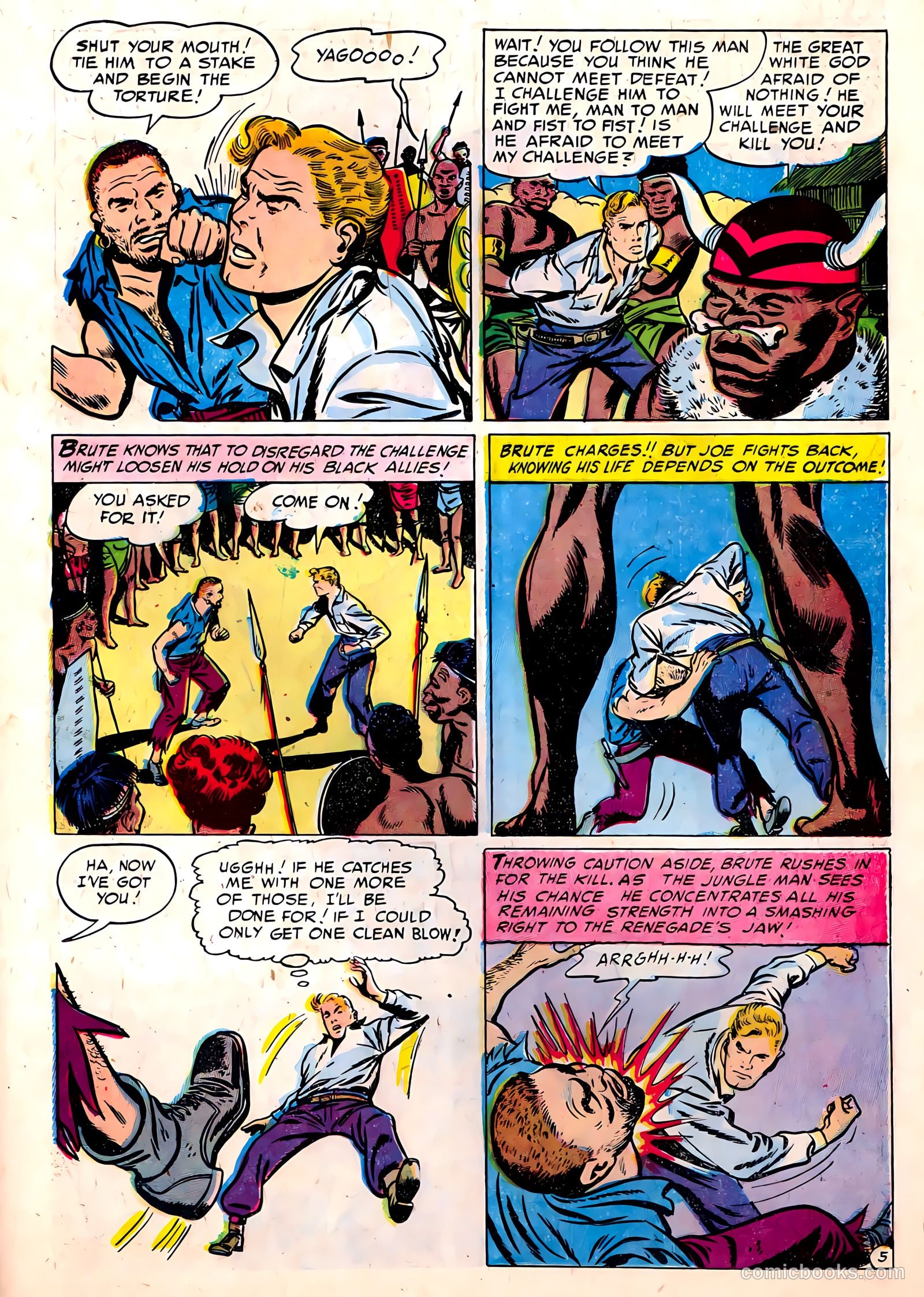 Wild Boy of the Congo #14 (1955) — page 25 of 36