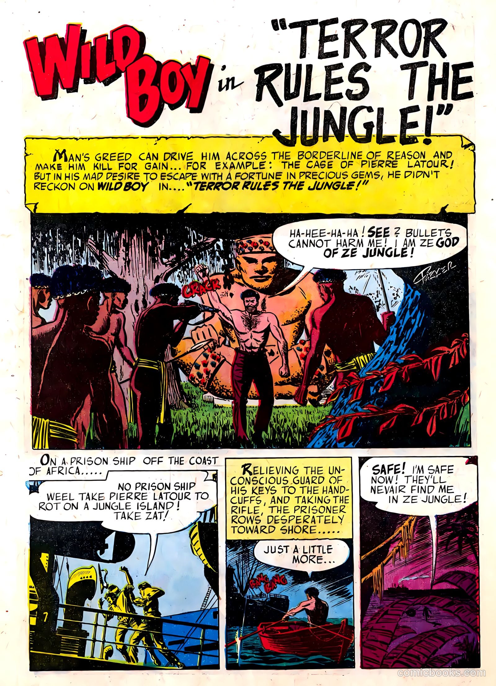 Wild Boy of the Congo #14 (1955) — page 27 of 36