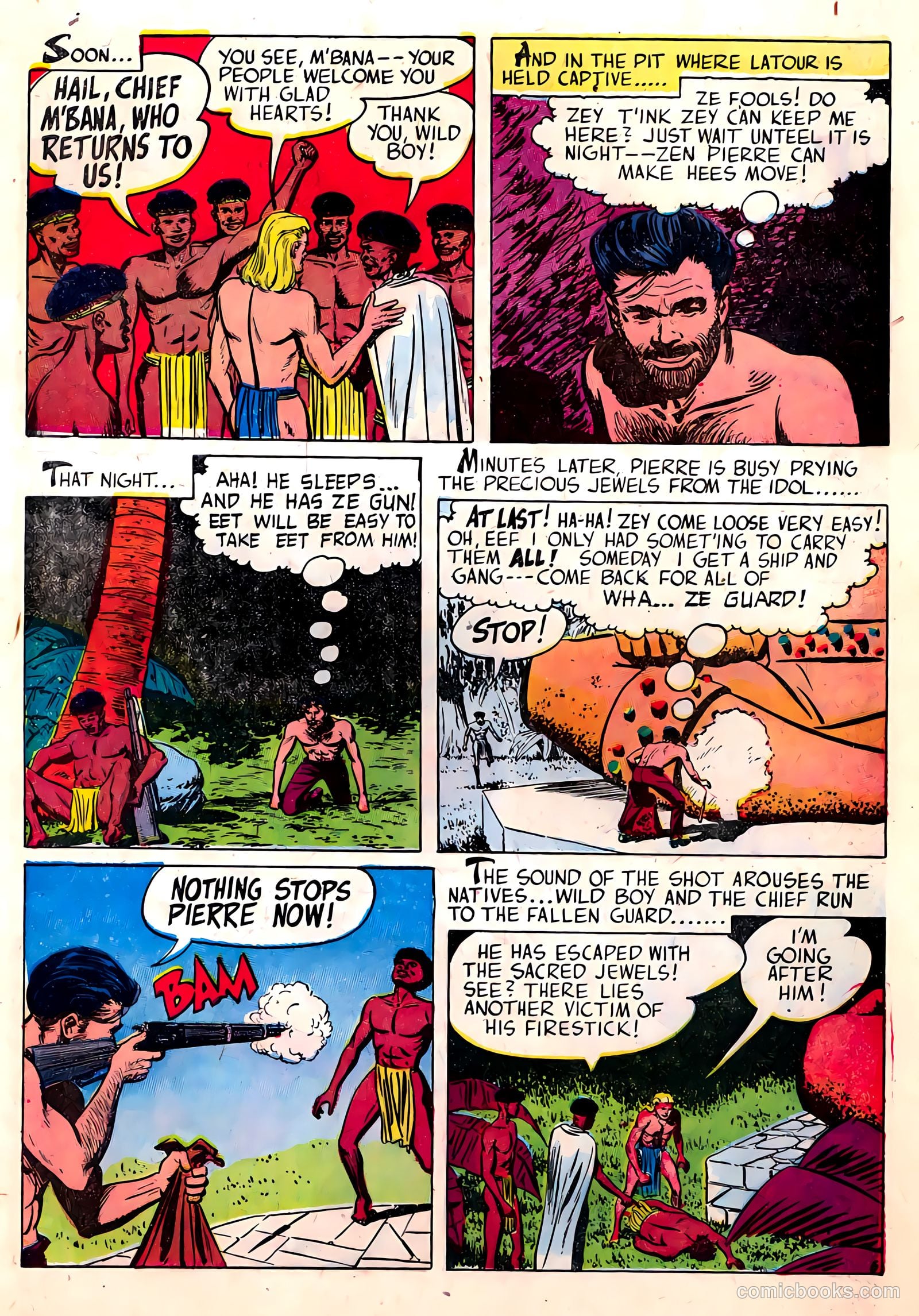 Wild Boy of the Congo #14 (1955) — page 31 of 36
