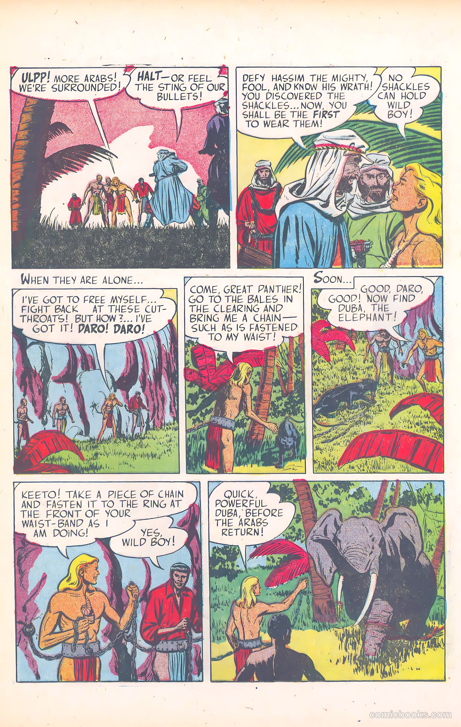Wild Boy of the Congo #15 (1955) — page 21 of 36