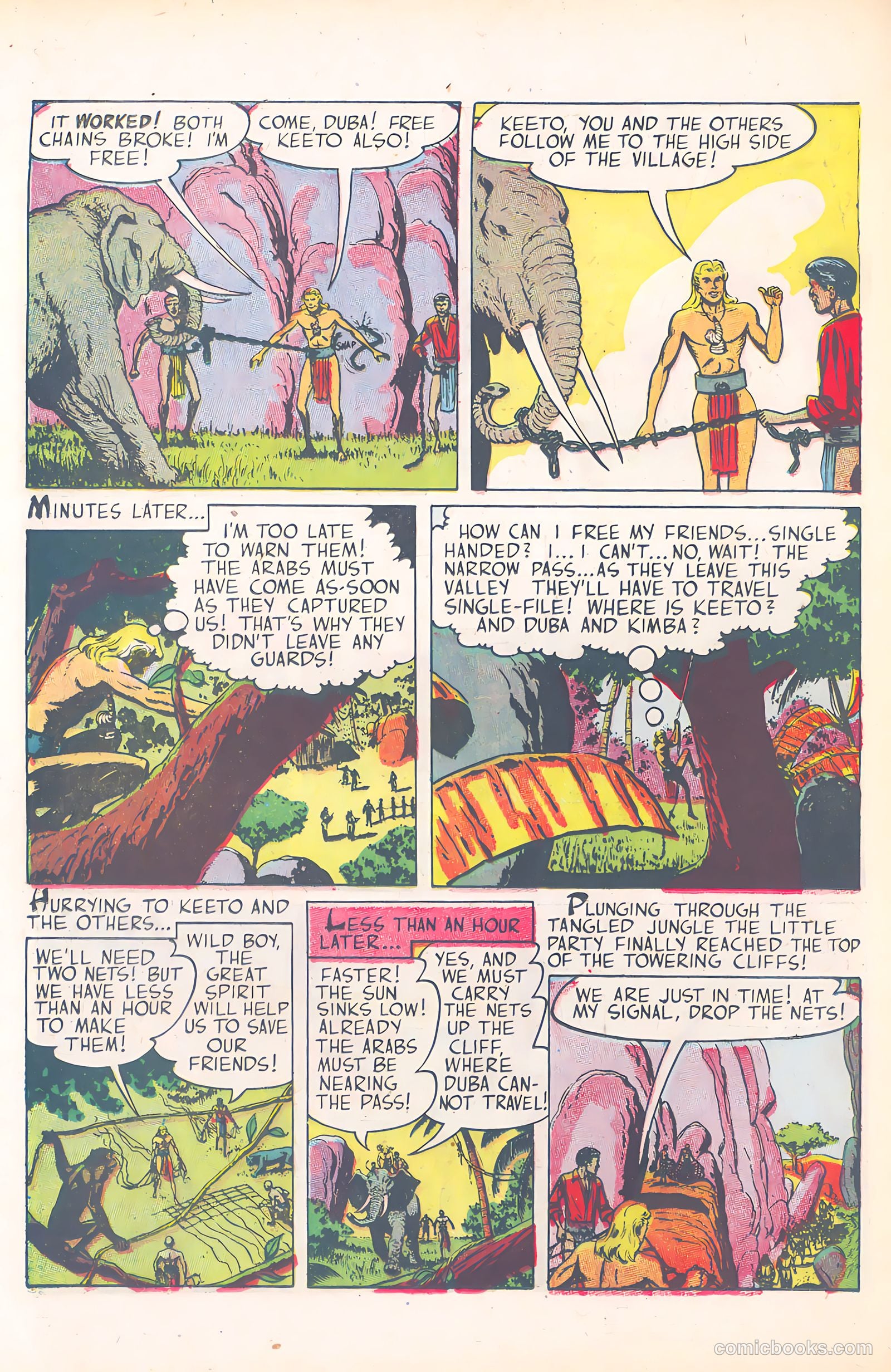 Wild Boy of the Congo #15 (1955) — page 22 of 36