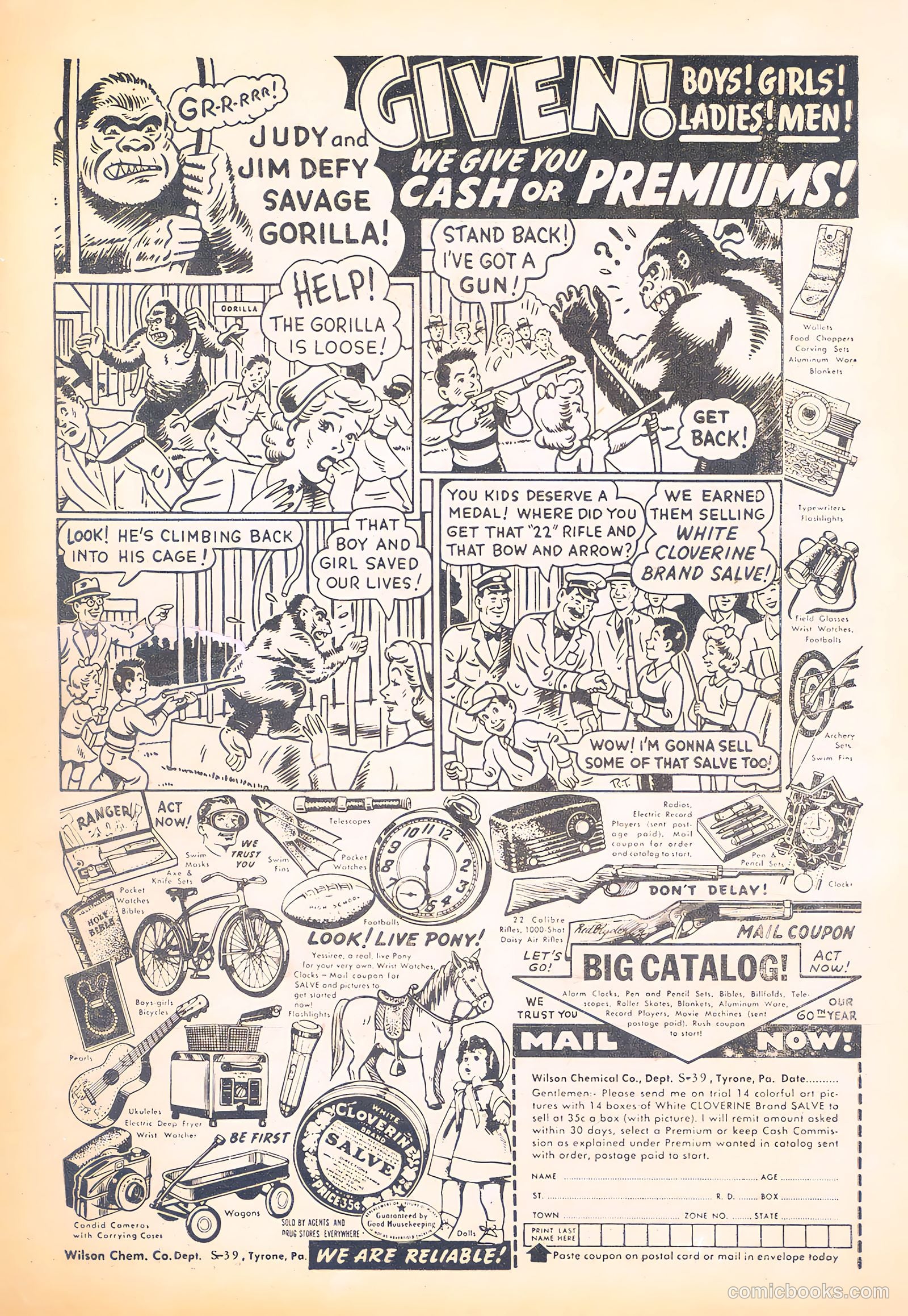 Wild Boy of the Congo #15 (1955) — page 35 of 36