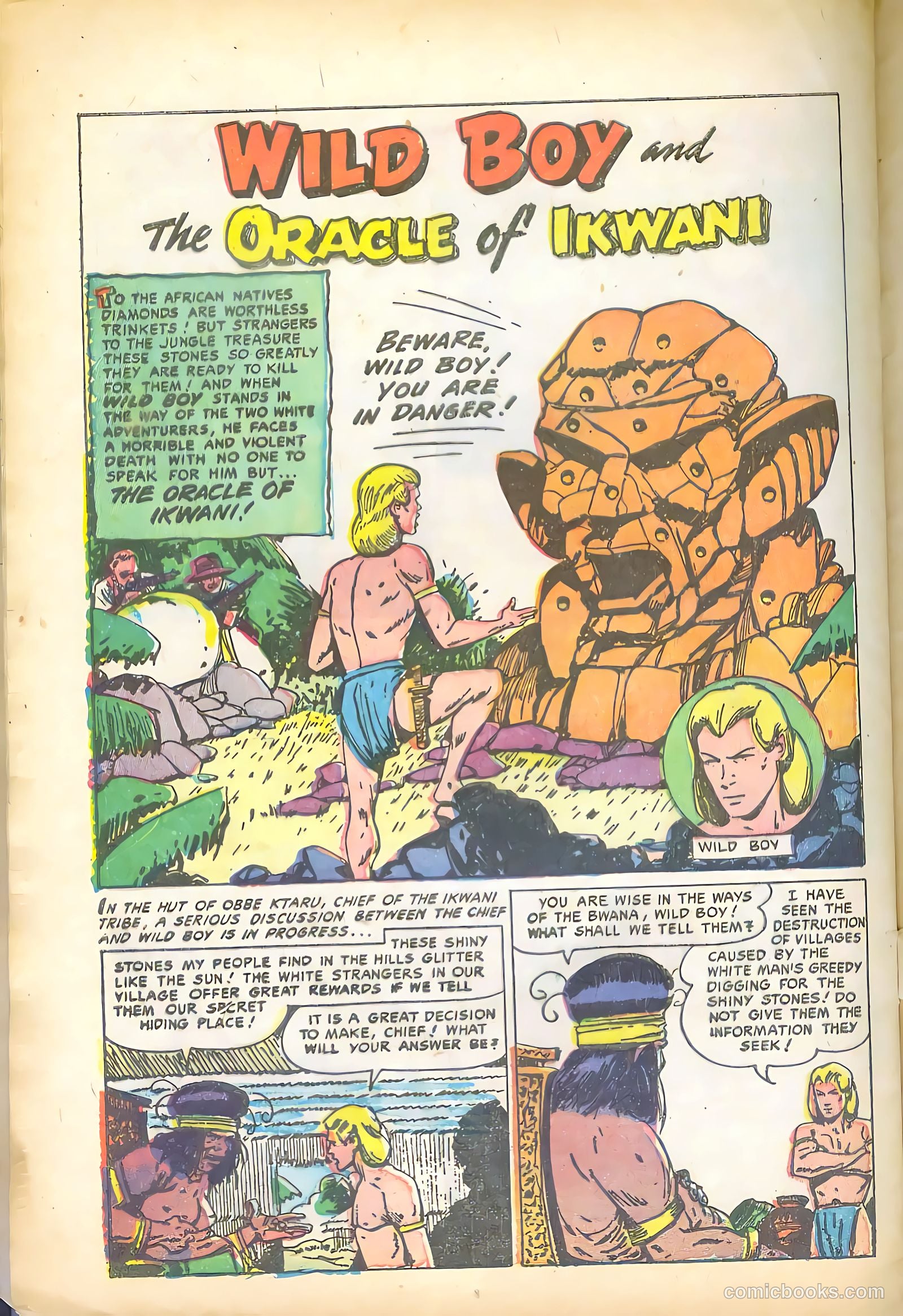 Wild Boy of the Congo #9 (1953) — page 28 of 36