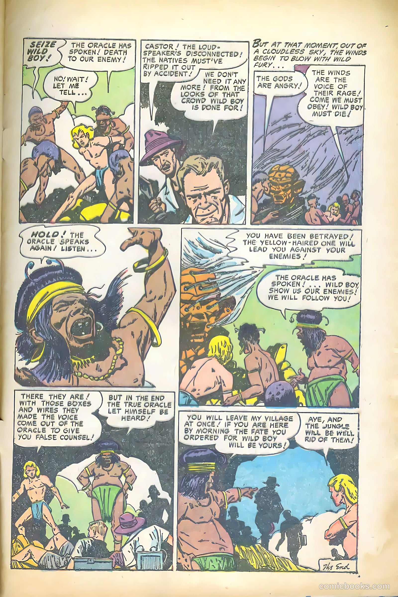 Wild Boy of the Congo #9 (1953) — page 33 of 36