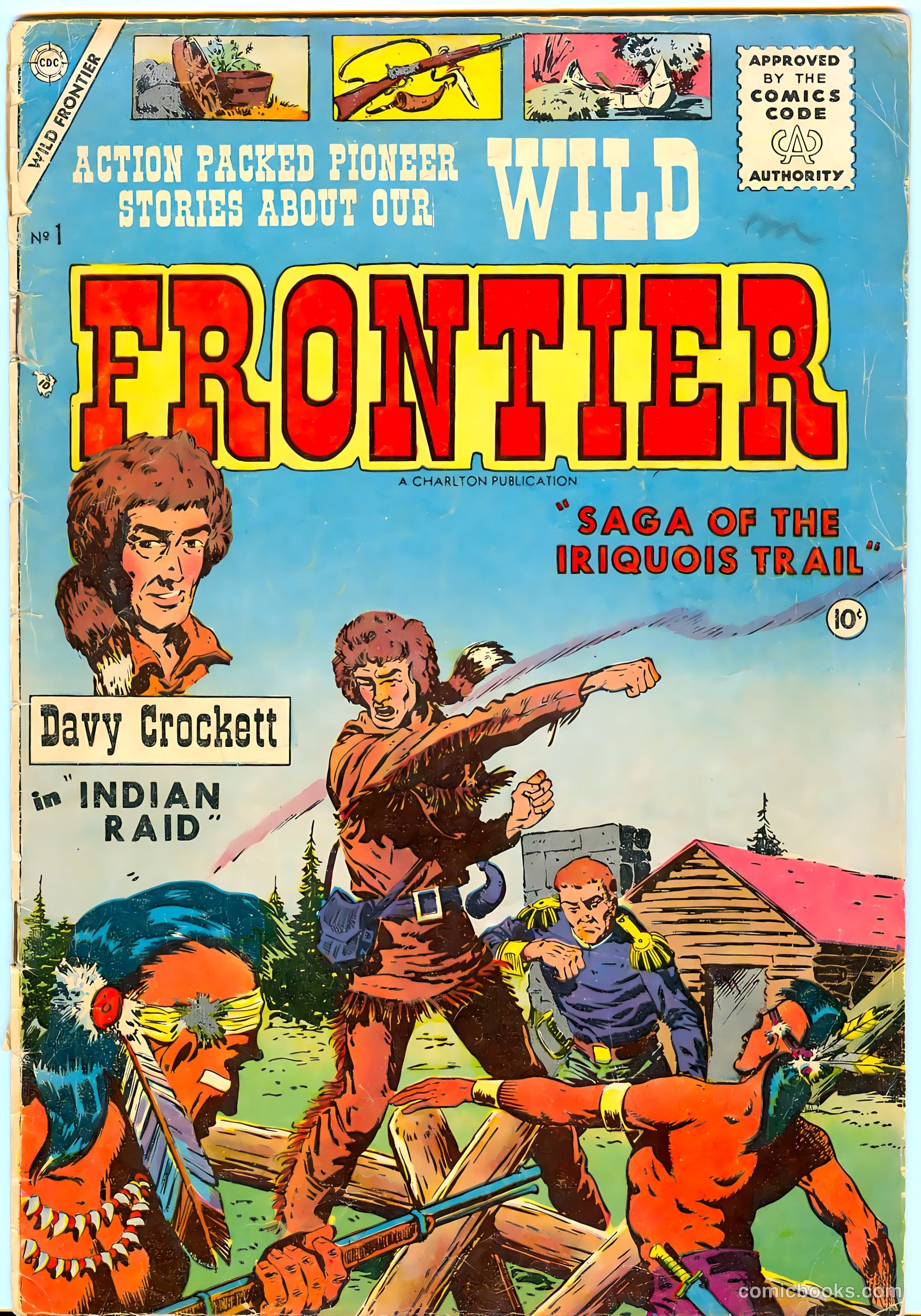 Wild Frontier #1 (1955) — page 1 of 36