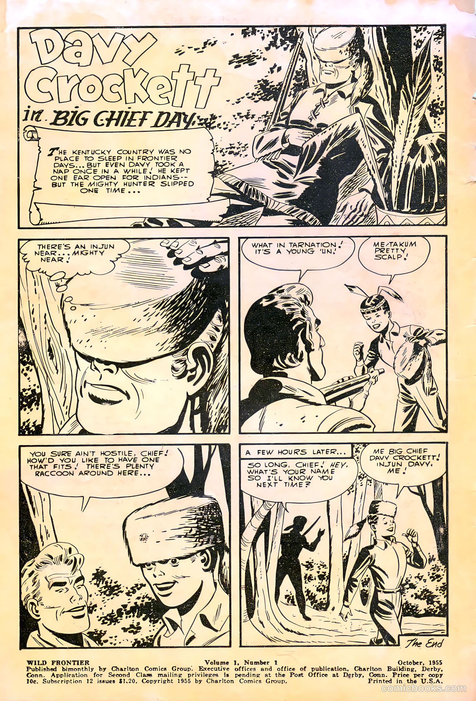 Wild Frontier #1 (1955) — page 2 of 36