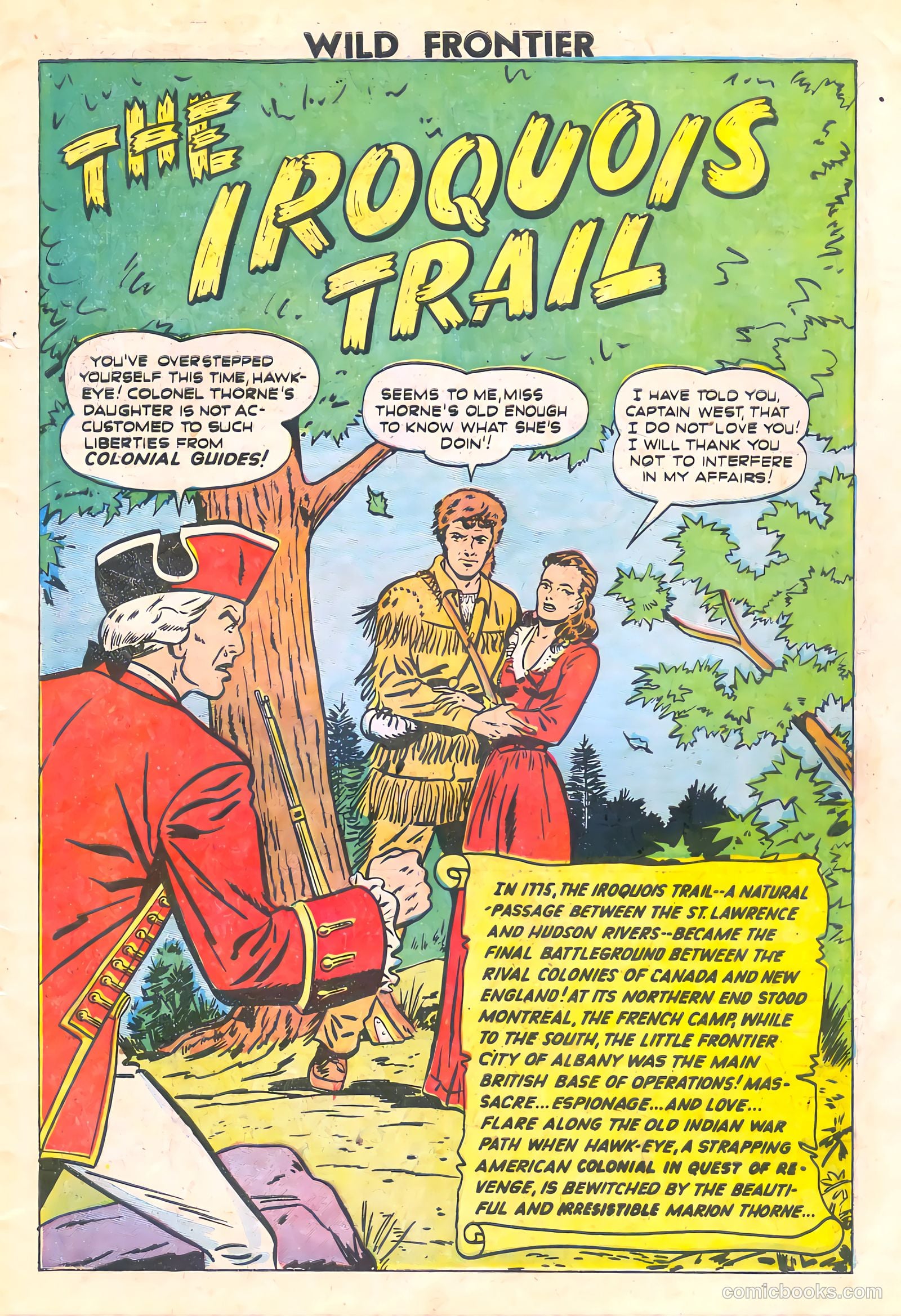 Wild Frontier #1 (1955) — page 3 of 36