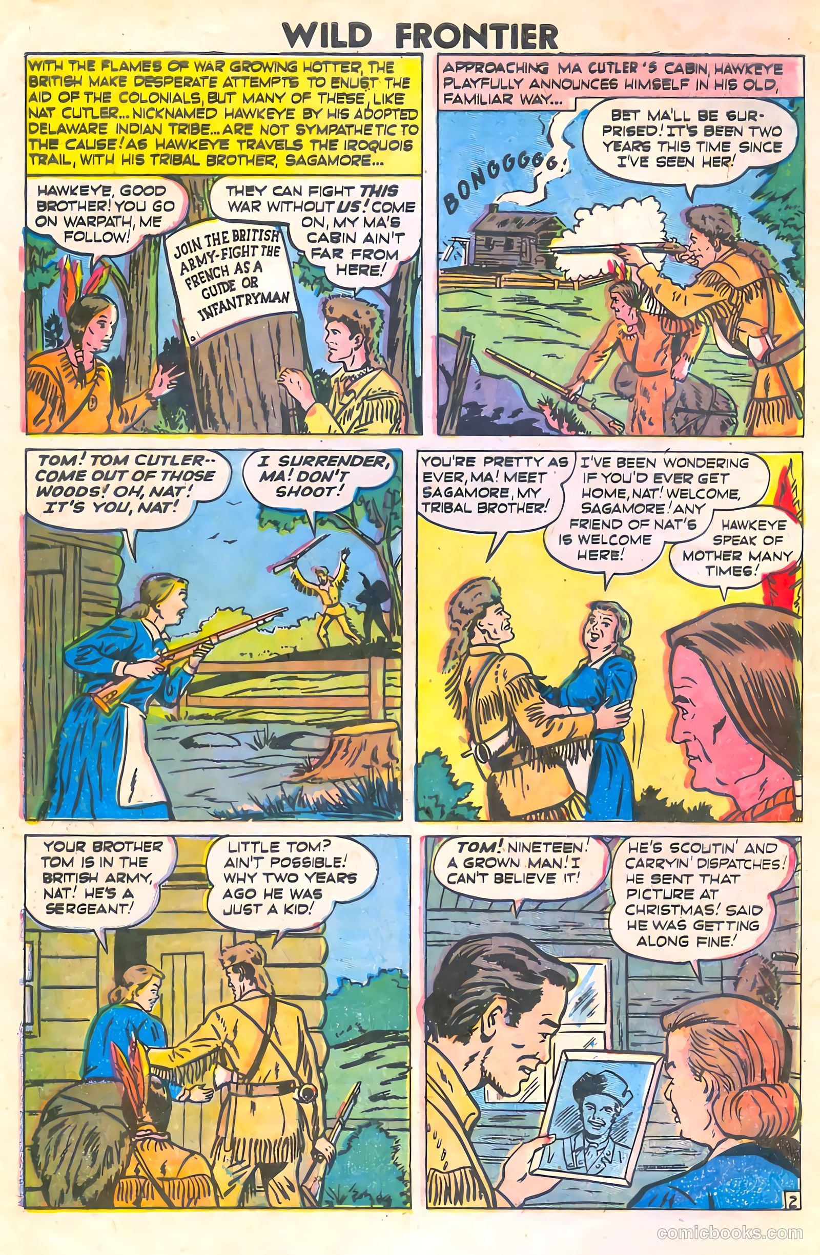 Wild Frontier #1 (1955) — page 4 of 36