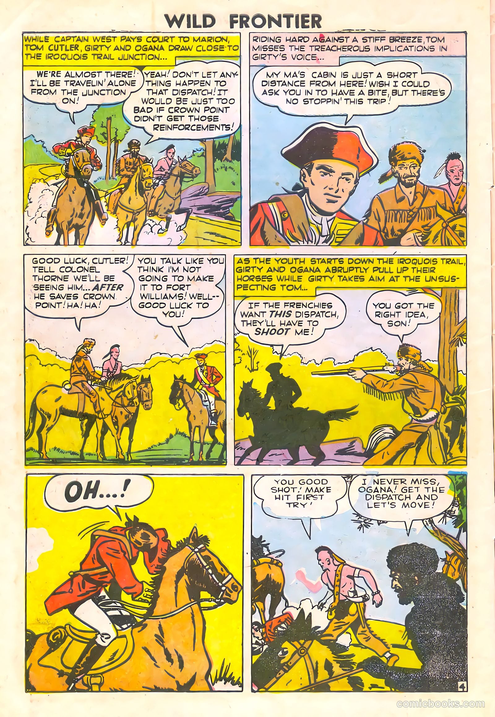 Wild Frontier #1 (1955) — page 6 of 36