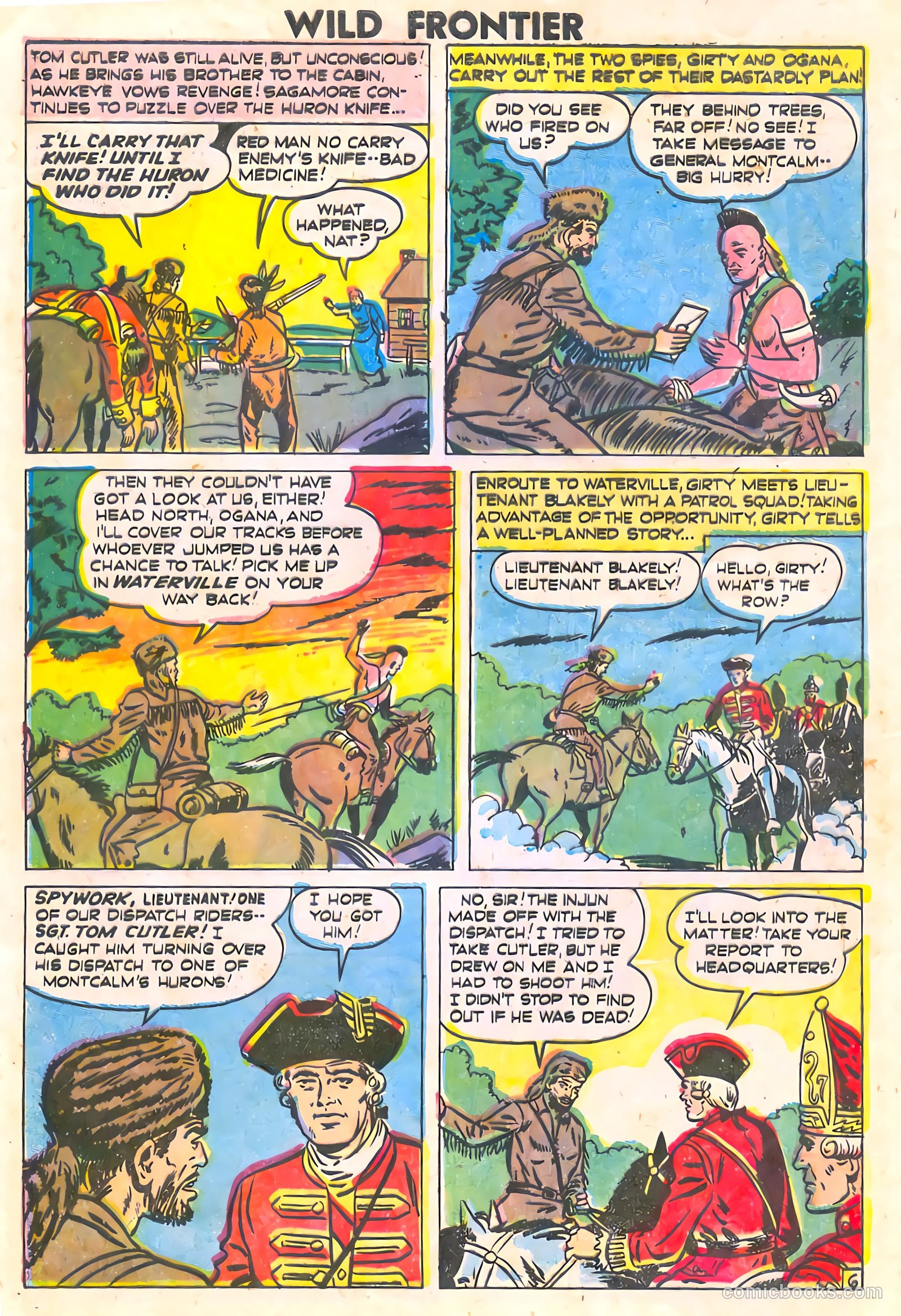 Wild Frontier #1 (1955) — page 8 of 36