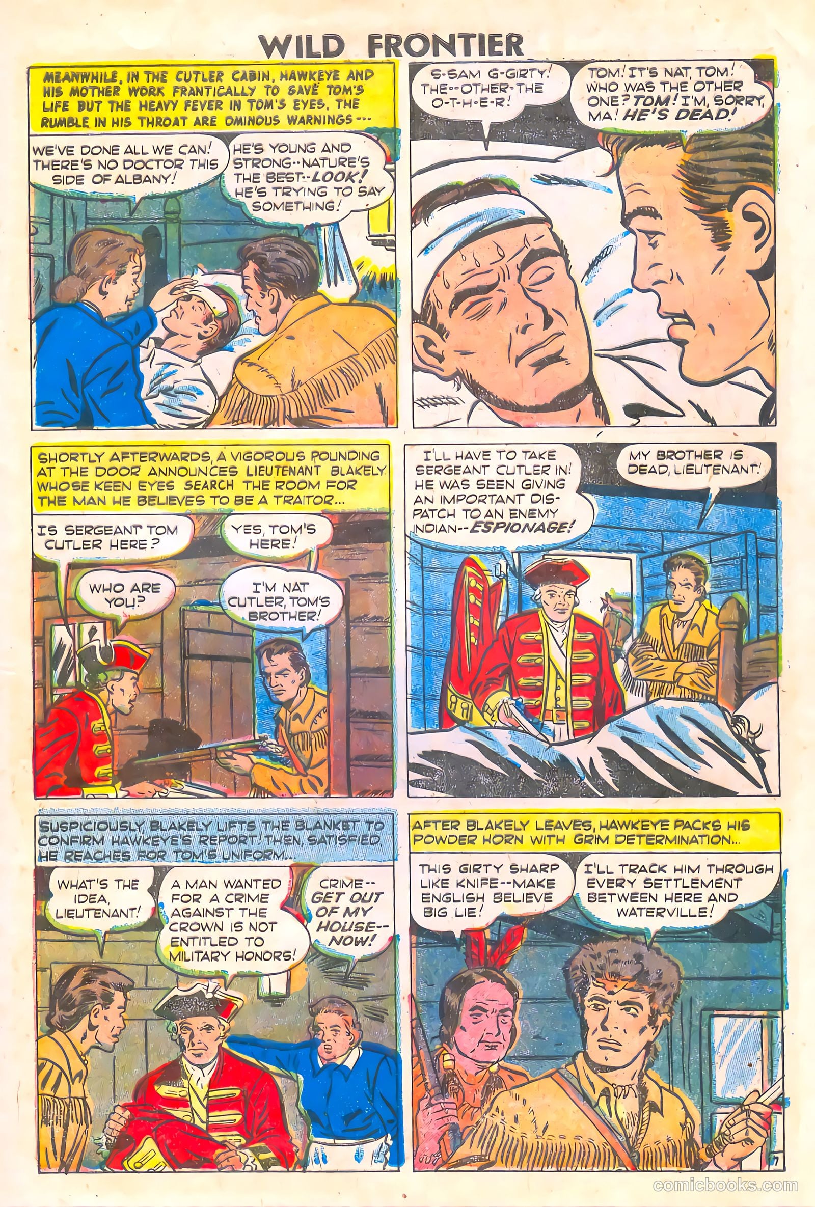 Wild Frontier #1 (1955) — page 9 of 36
