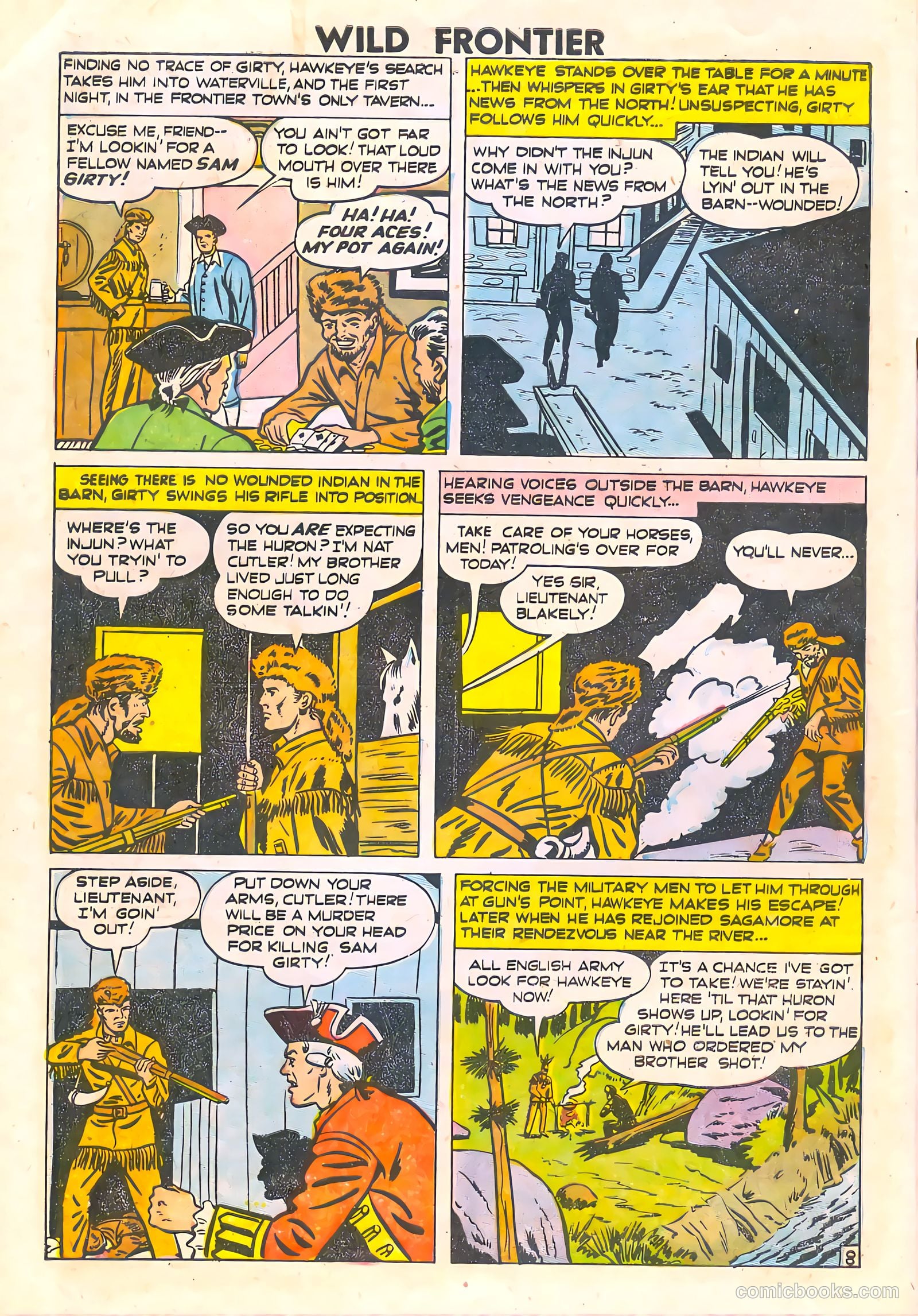 Wild Frontier #1 (1955) — page 10 of 36