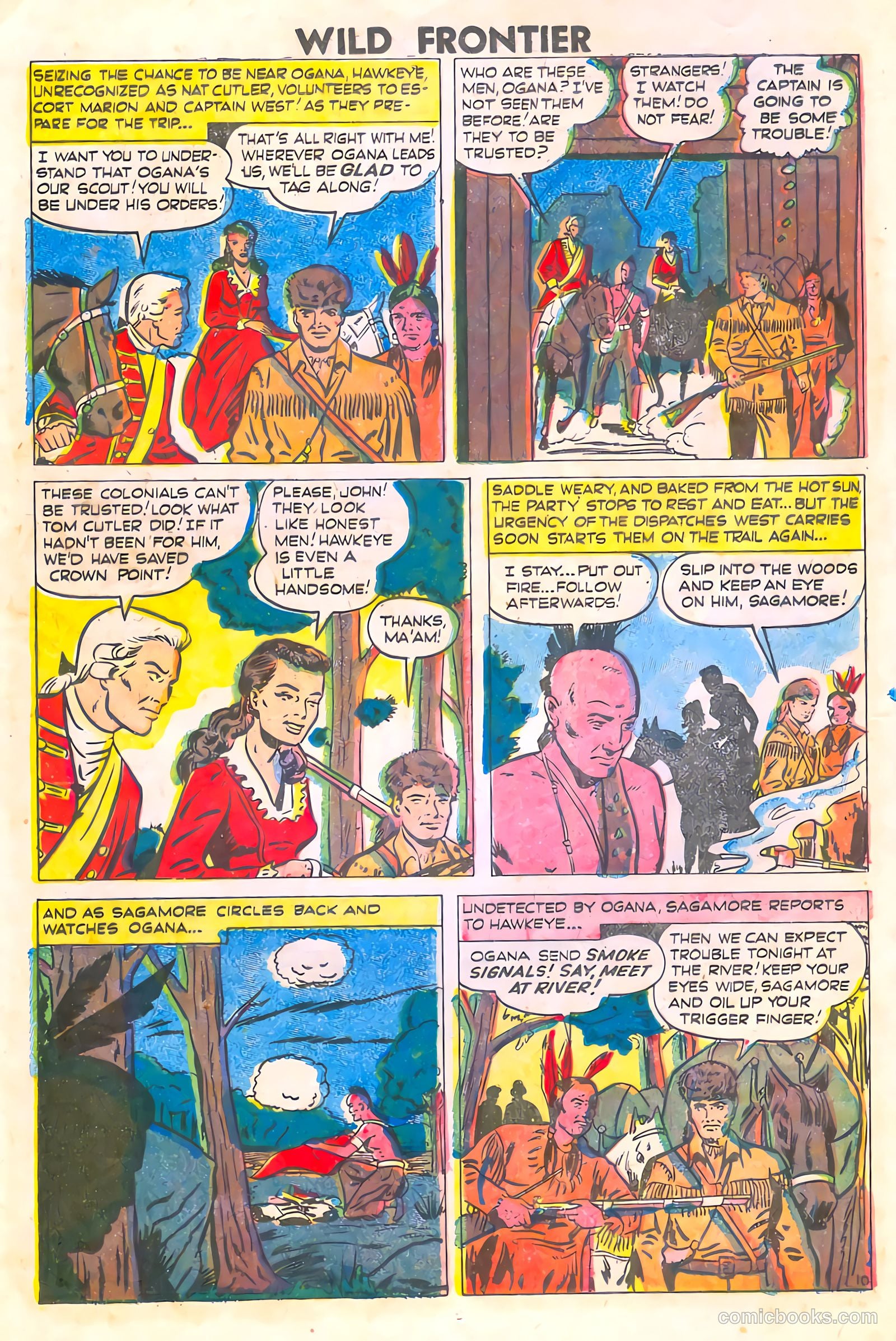 Wild Frontier #1 (1955) — page 12 of 36