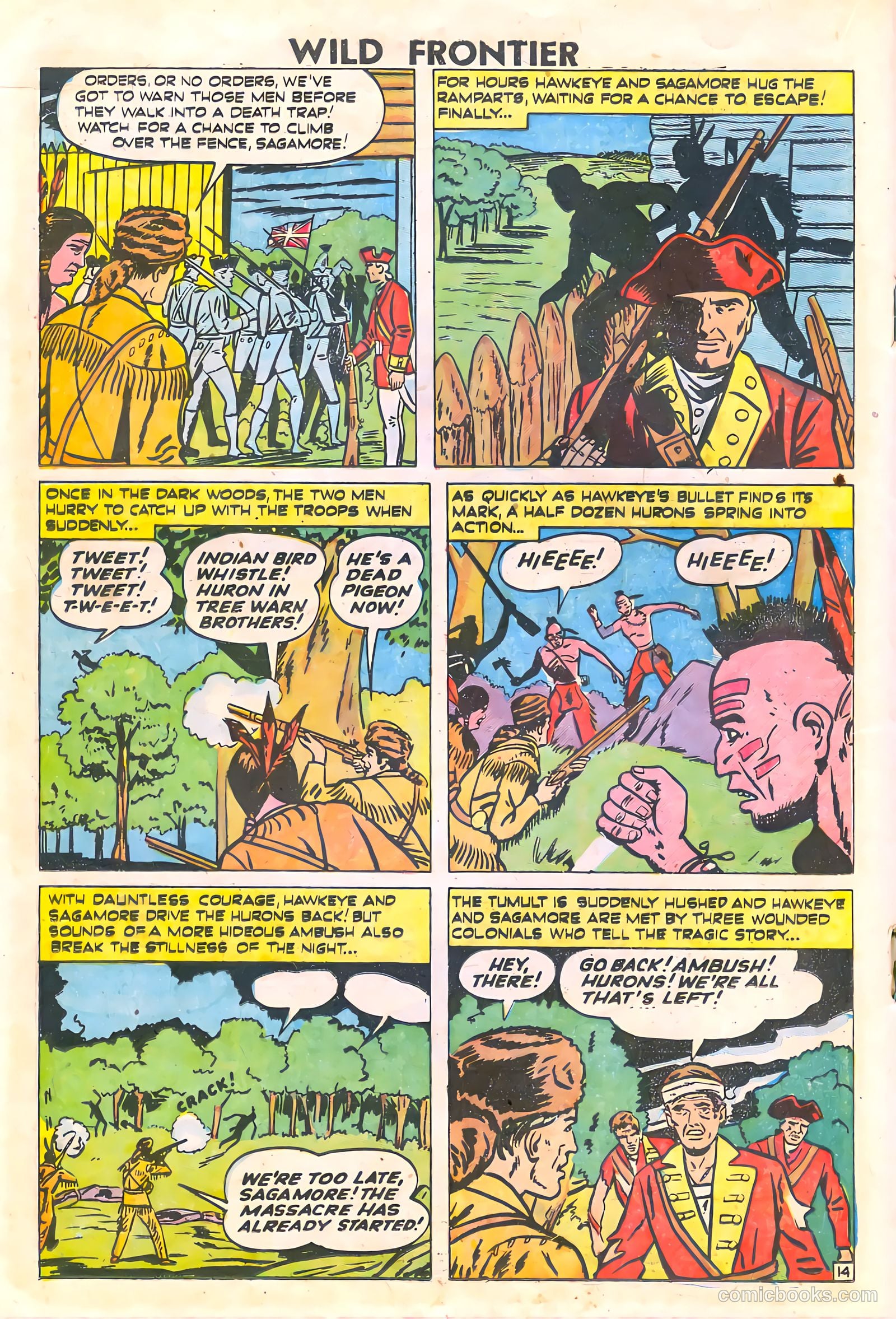 Wild Frontier #1 (1955) — page 18 of 36