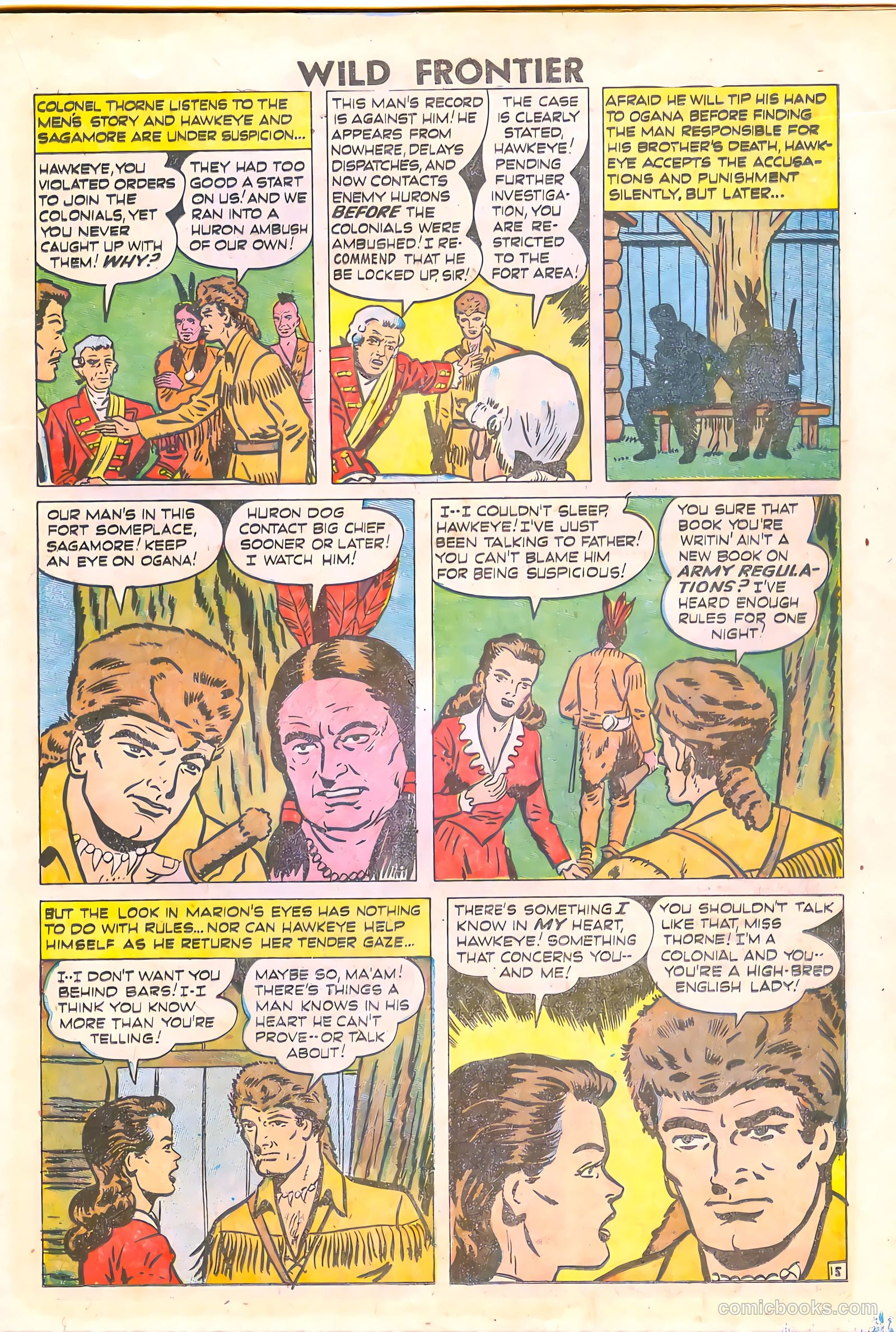 Wild Frontier #1 (1955) — page 19 of 36