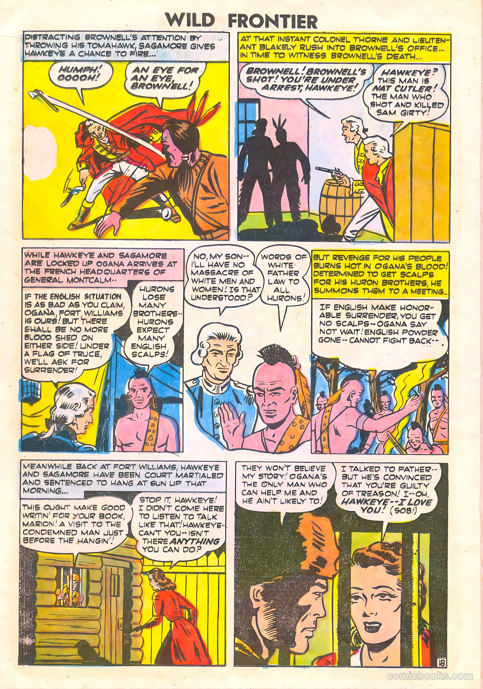 Wild Frontier #1 (1955) — page 22 of 36