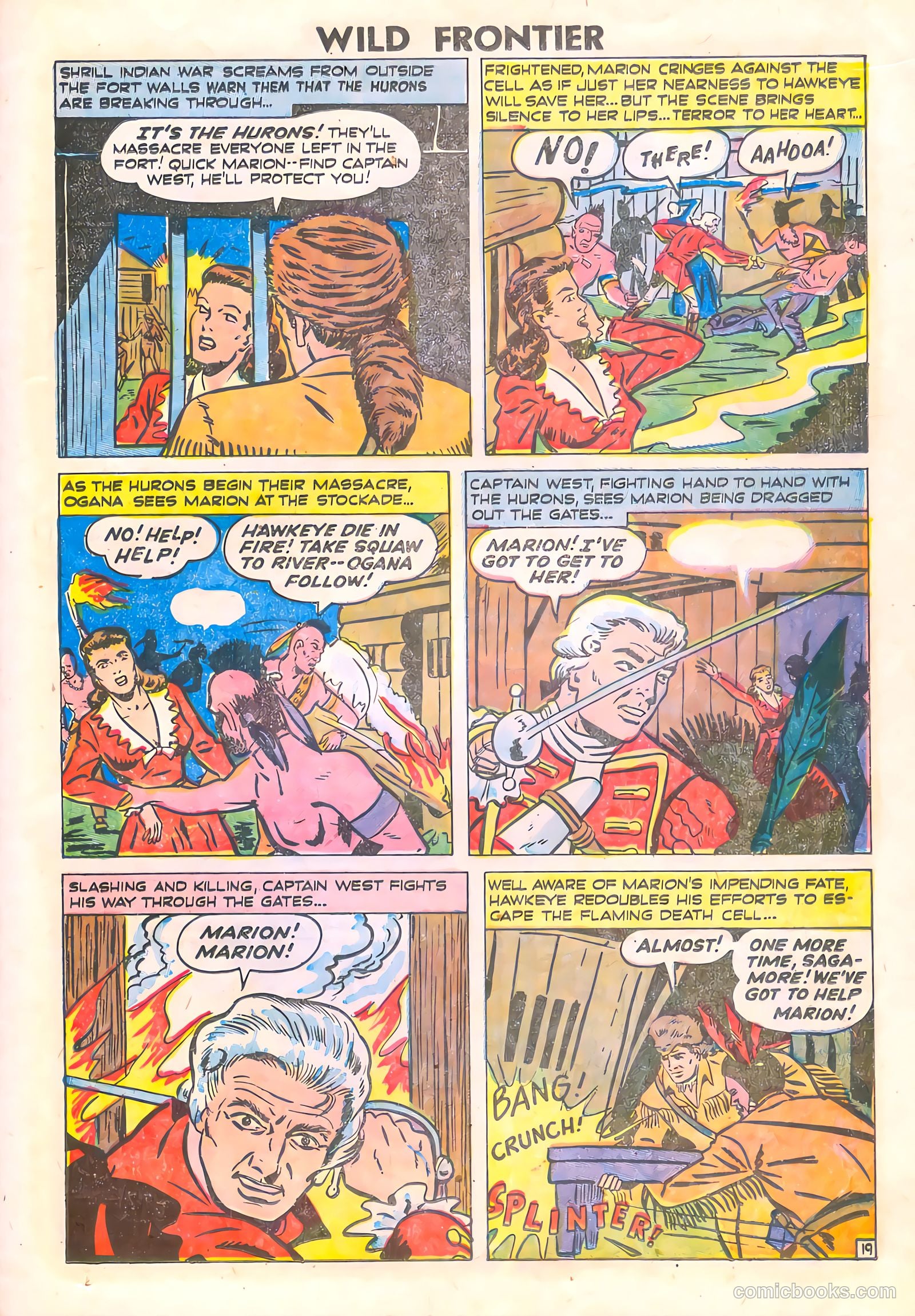 Wild Frontier #1 (1955) — page 23 of 36