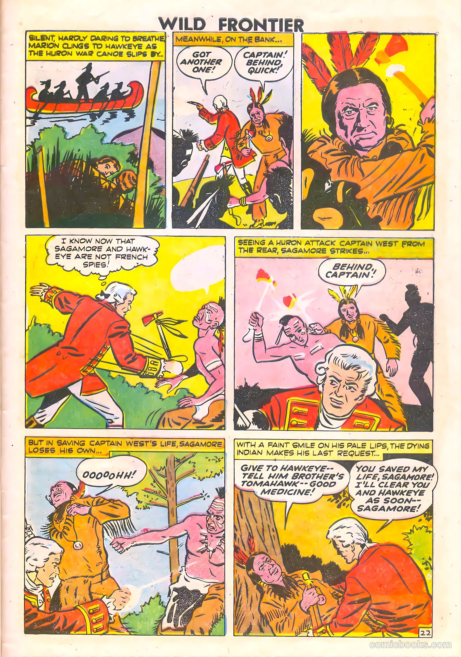 Wild Frontier #1 (1955) — page 27 of 36