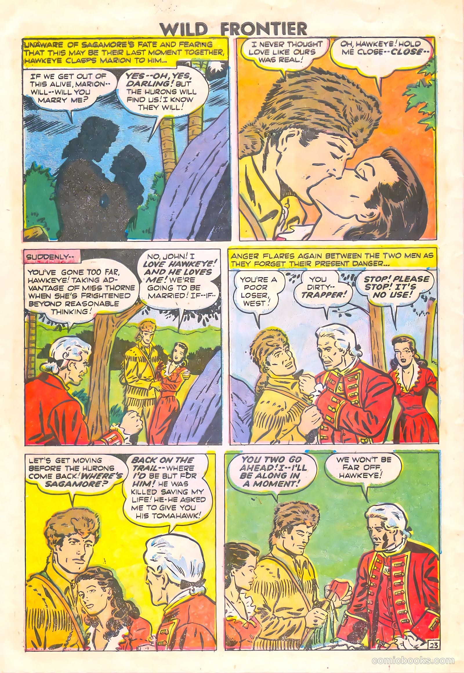 Wild Frontier #1 (1955) — page 28 of 36