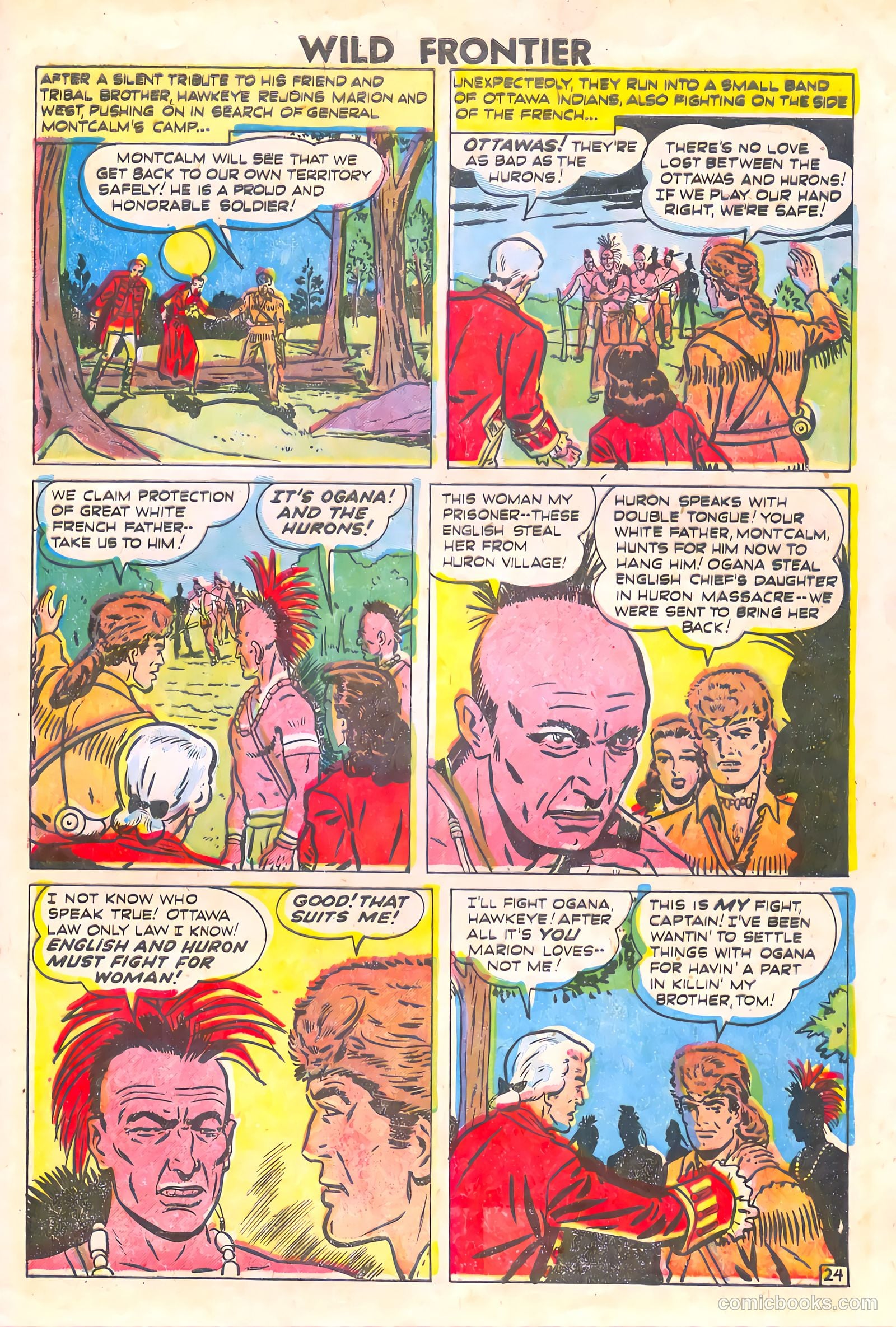 Wild Frontier #1 (1955) — page 29 of 36