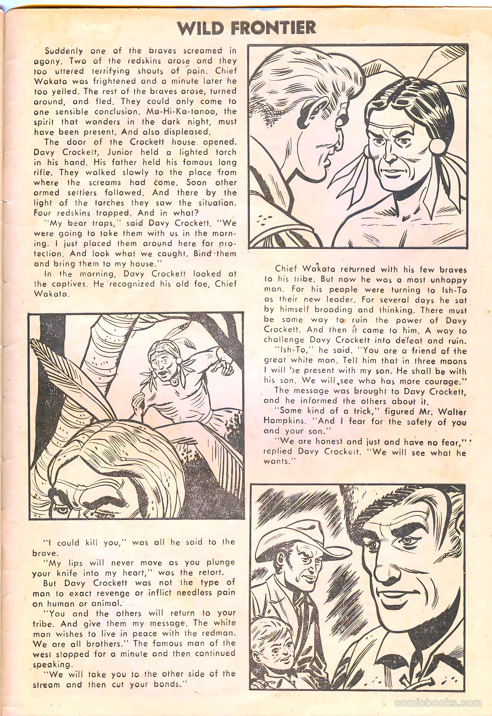 Wild Frontier #1 (1955) — page 33 of 36