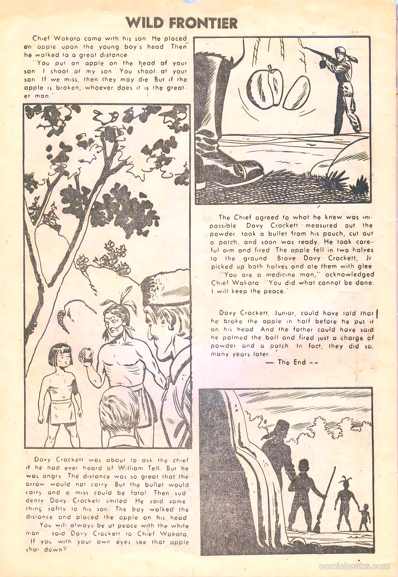Wild Frontier #1 (1955) — page 34 of 36