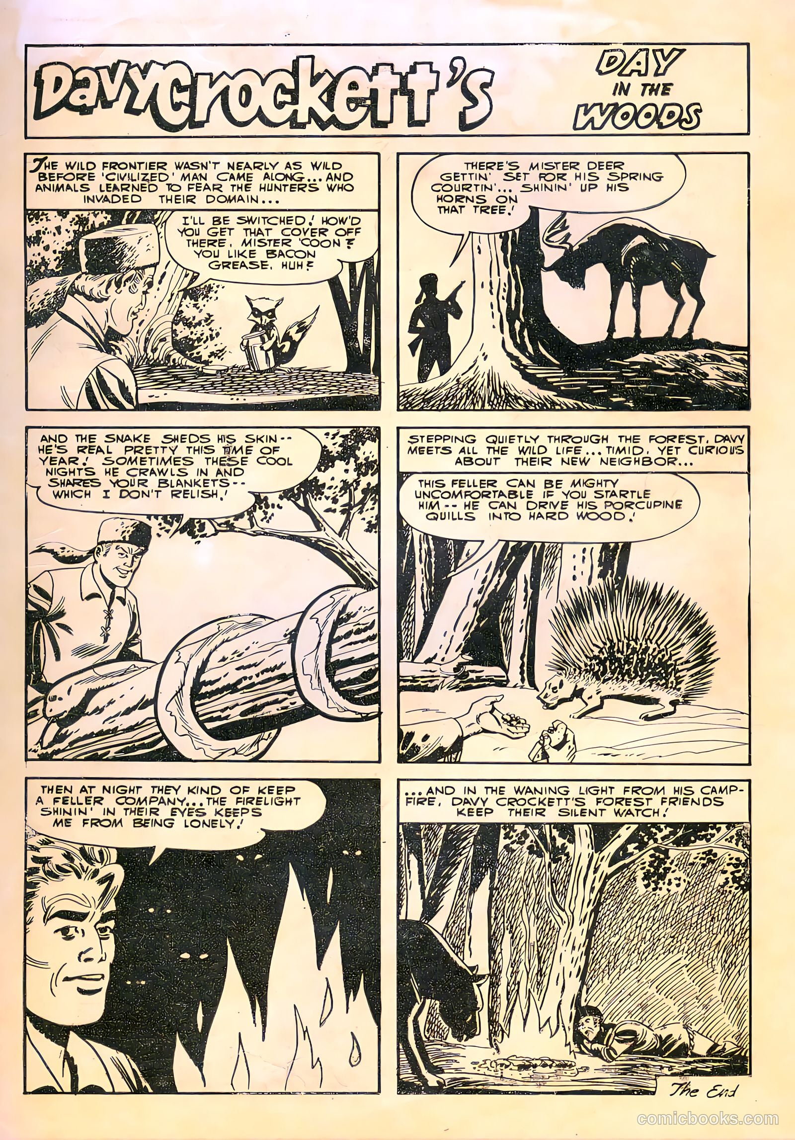 Wild Frontier #1 (1955) — page 35 of 36