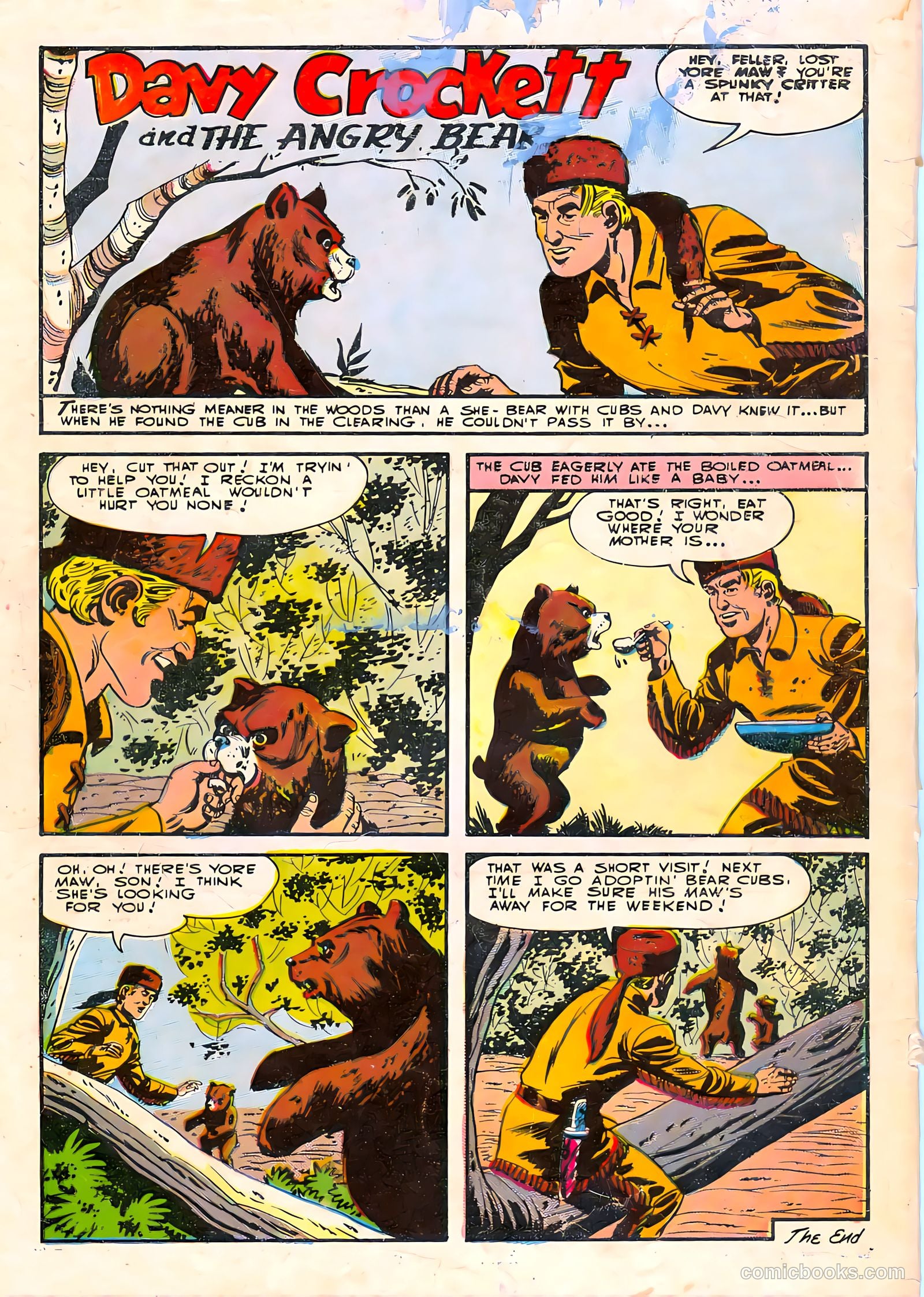 Wild Frontier #1 (1955) — page 36 of 36