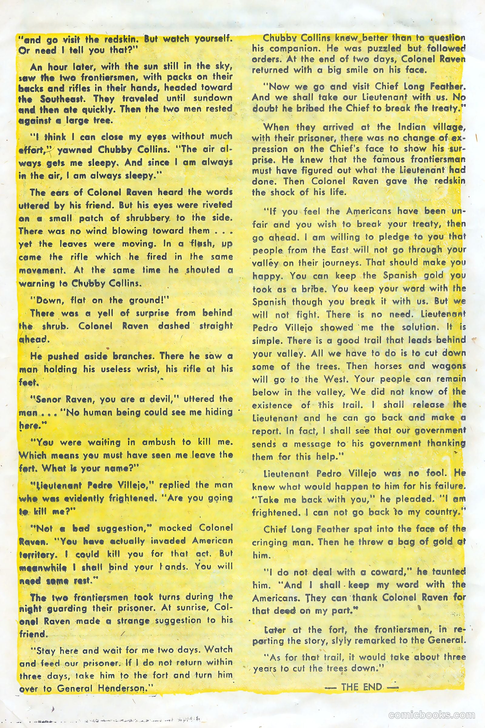 Wild Frontier #2 (1955) — page 21 of 37