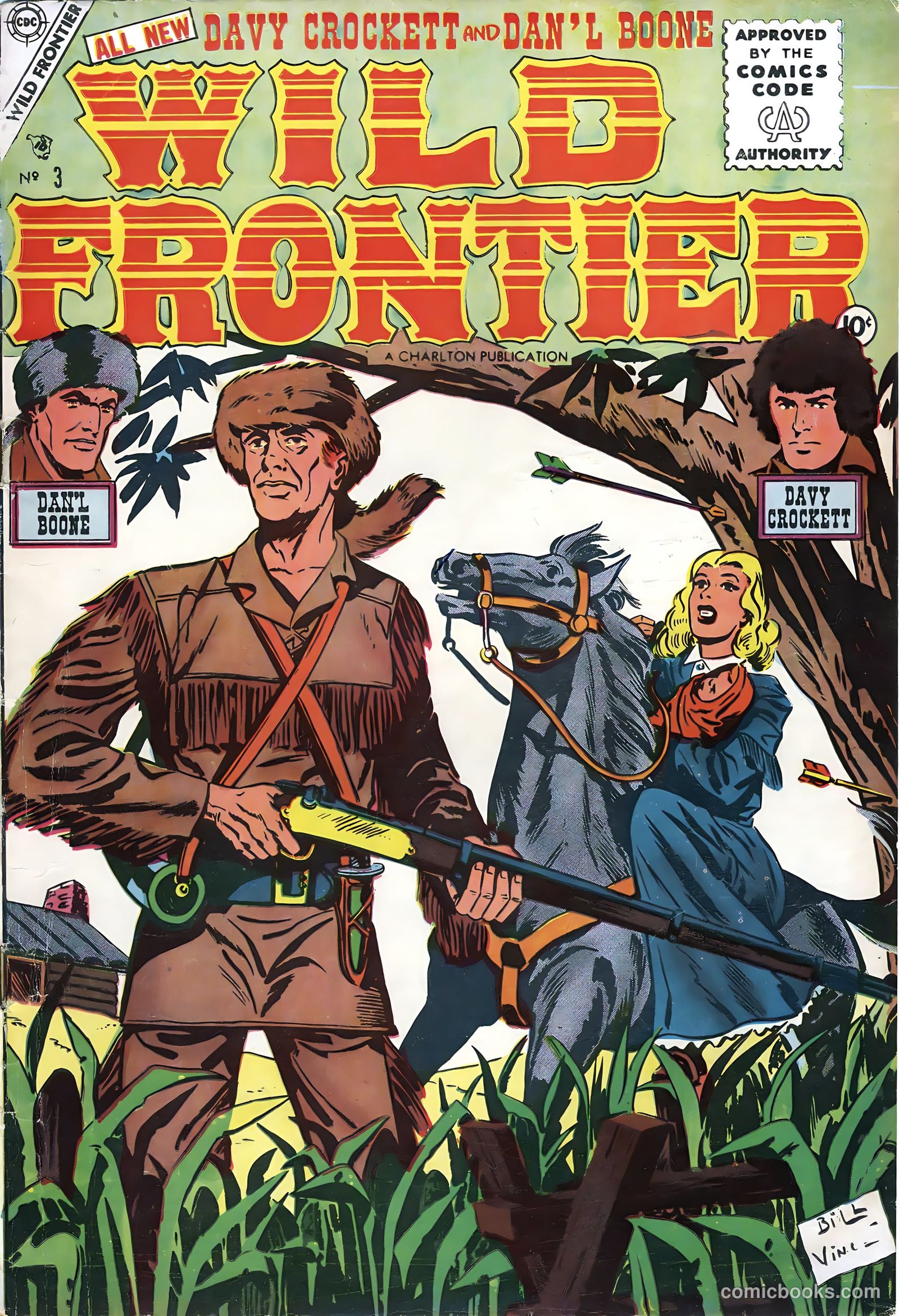 Wild Frontier #3 (1956) — page 1 of 36