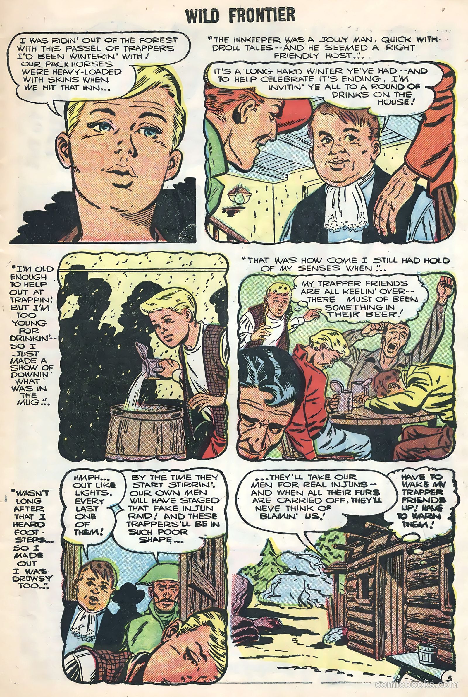 Wild Frontier #3 (1956) — page 5 of 36