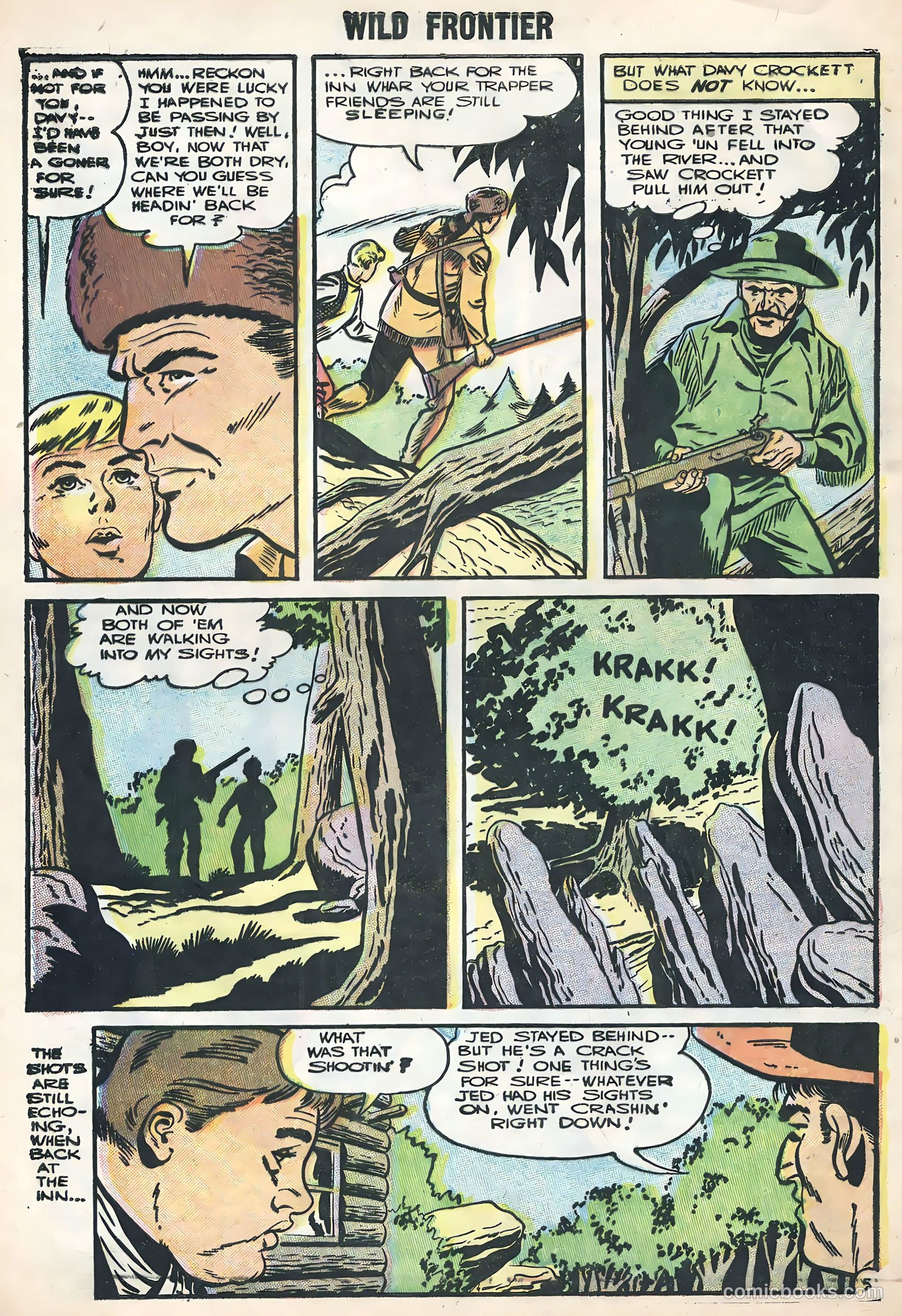 Wild Frontier #3 (1956) — page 8 of 36