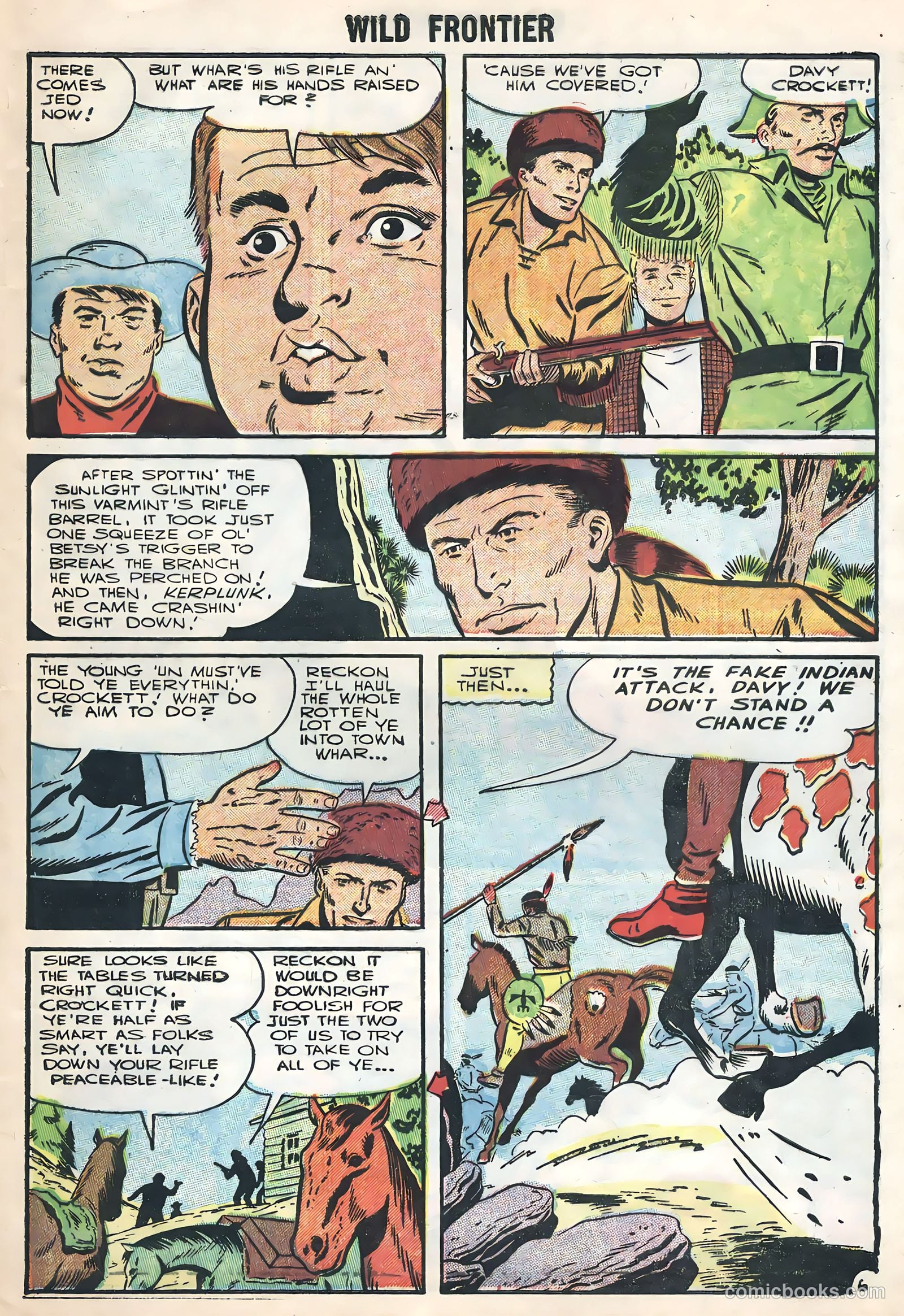 Wild Frontier #3 (1956) — page 9 of 36