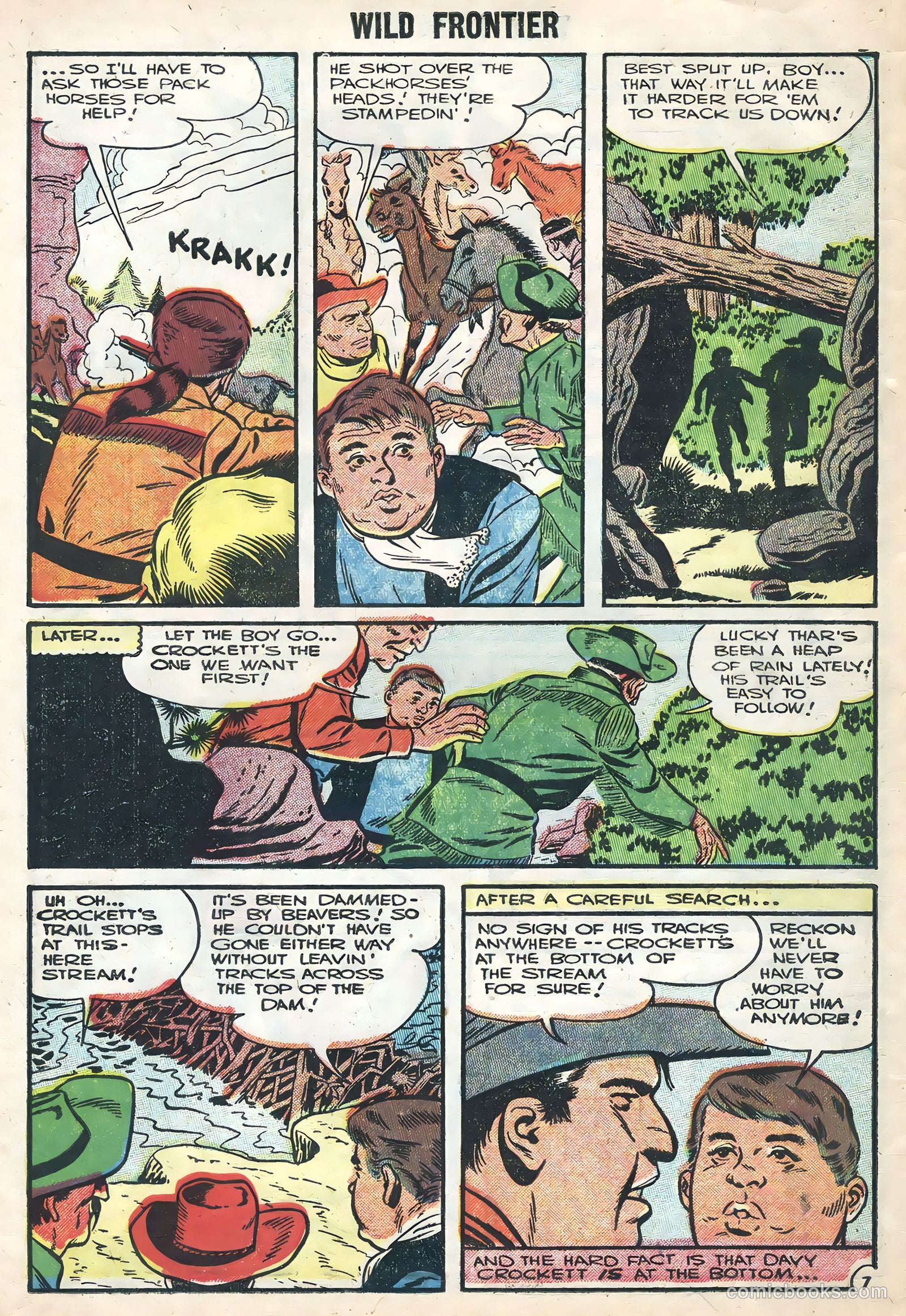 Wild Frontier #3 (1956) — page 10 of 36