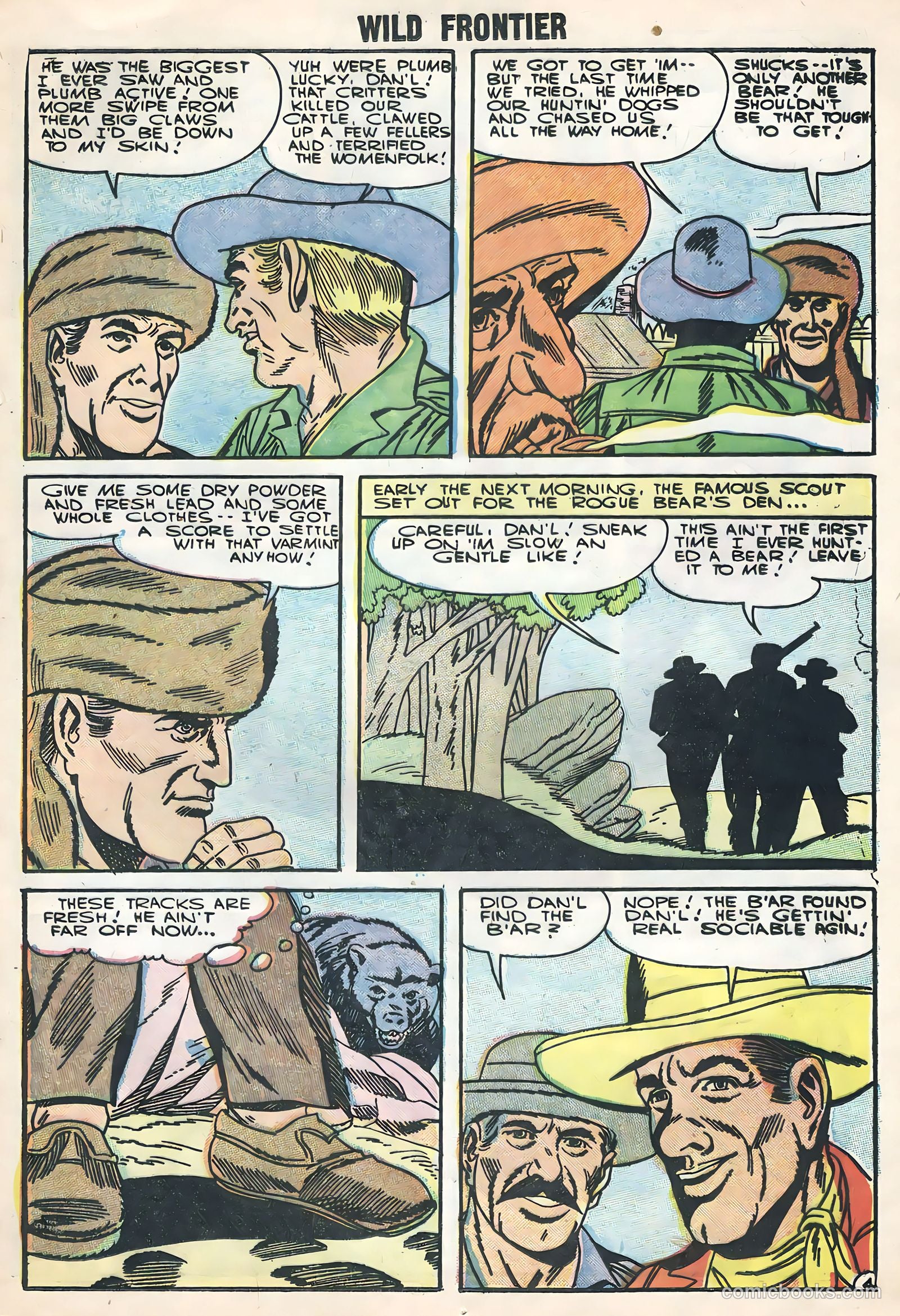 Wild Frontier #3 (1956) — page 17 of 36