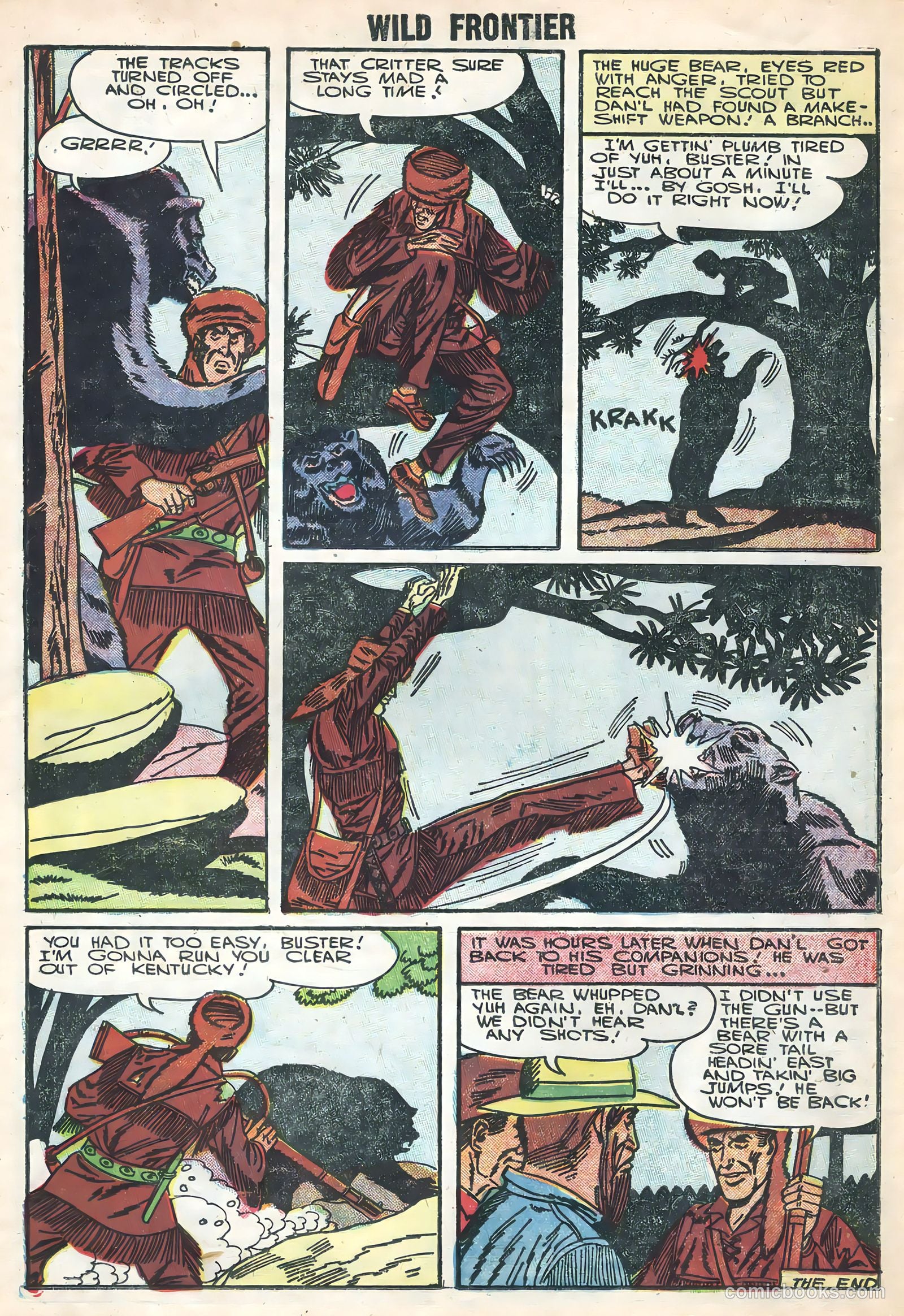 Wild Frontier #3 (1956) — page 18 of 36