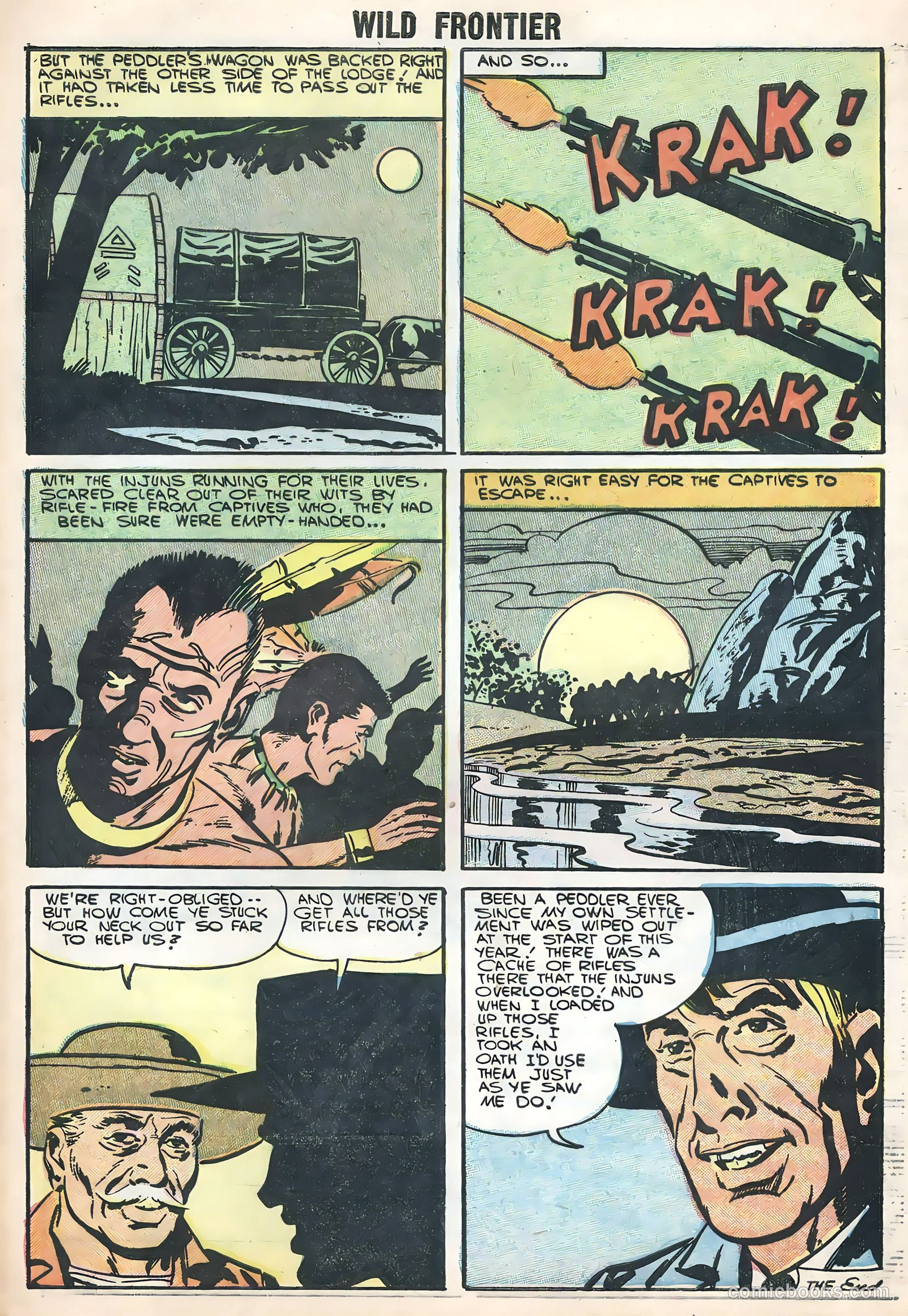 Wild Frontier #3 (1956) — page 33 of 36